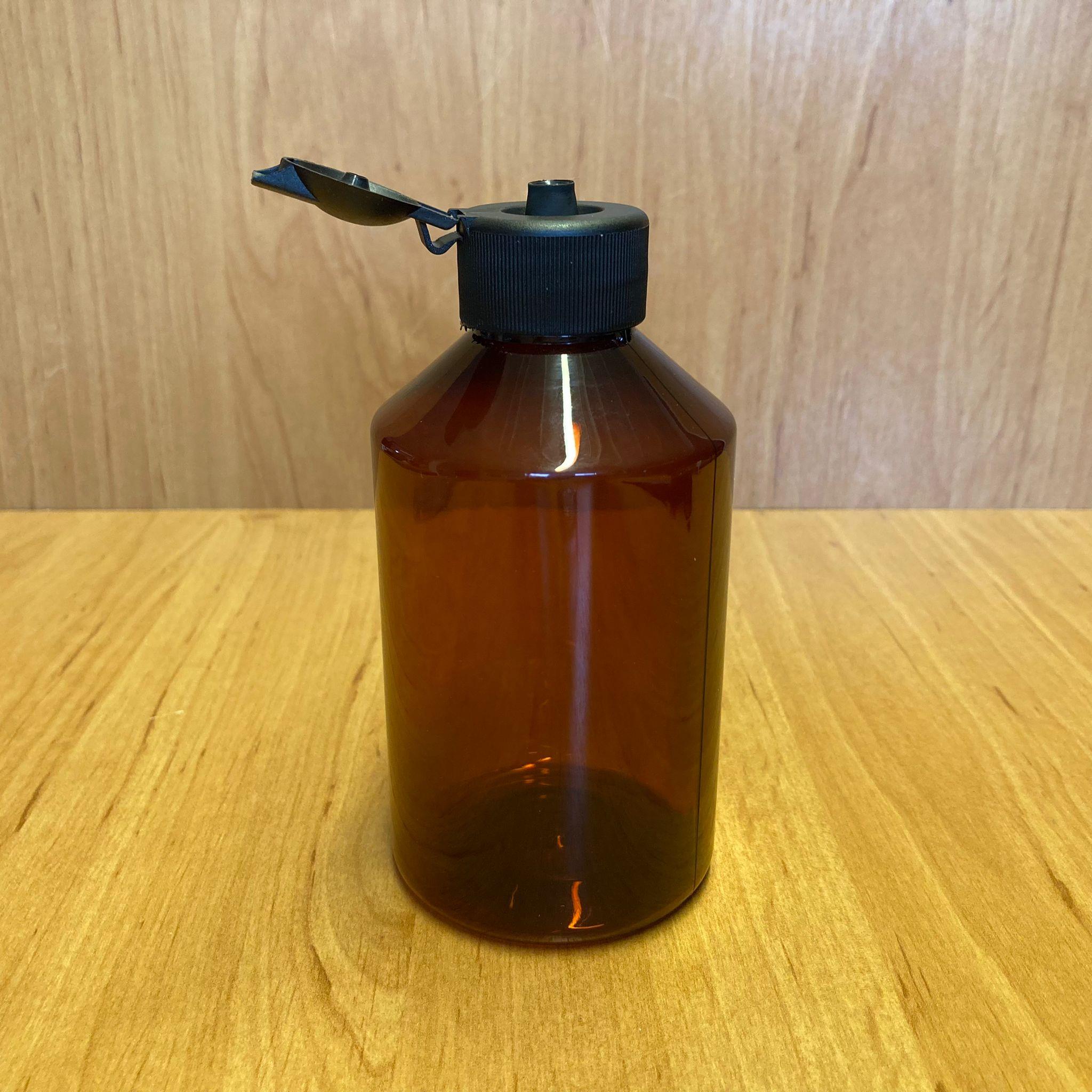 250 CC AMBER PLASTİK ŞİŞE - SİYAH AKITICILI FLİPTOP KAPAKLI - 250 ML KAHVERENGİ BOŞ PLASTİK ŞİŞE - AÇILIR KAPANIR KAPAKLI