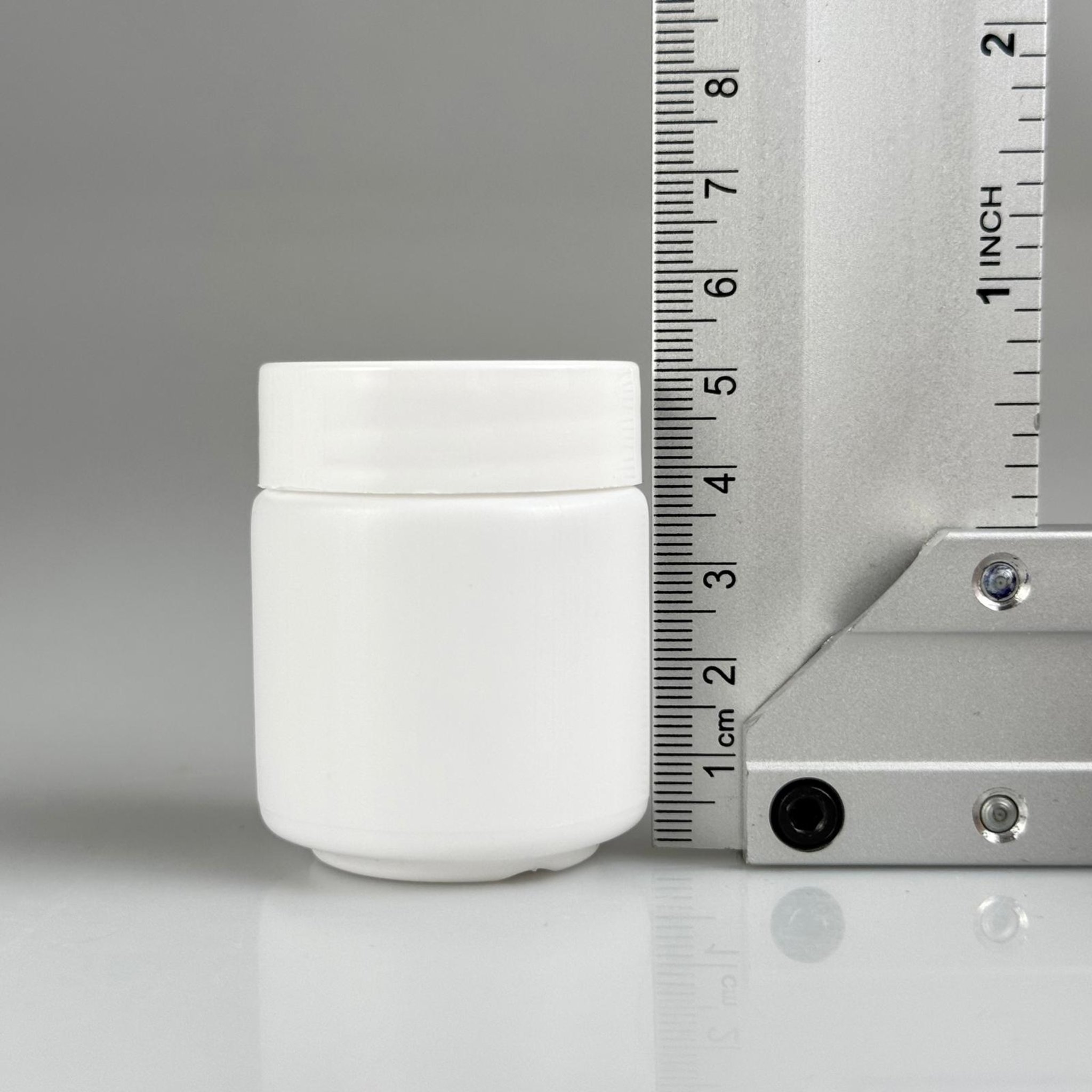 50 CC BEYAZ SERT POLİETİLEN ŞİŞE + BEYAZ PLASTİK KAPAKLI - 50 ML POLİETİLEN ŞİŞE