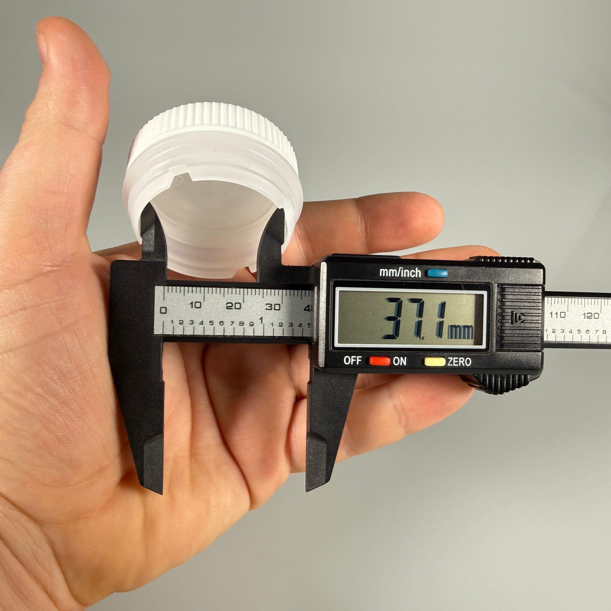 42 MM BEYAZ TENEKE KAPAK - (42 MM DELME ÇAPI OLAN TENEKELER İÇİN VİDALI TENEKE KAPAĞI) VUP / SK43 BERİCAP