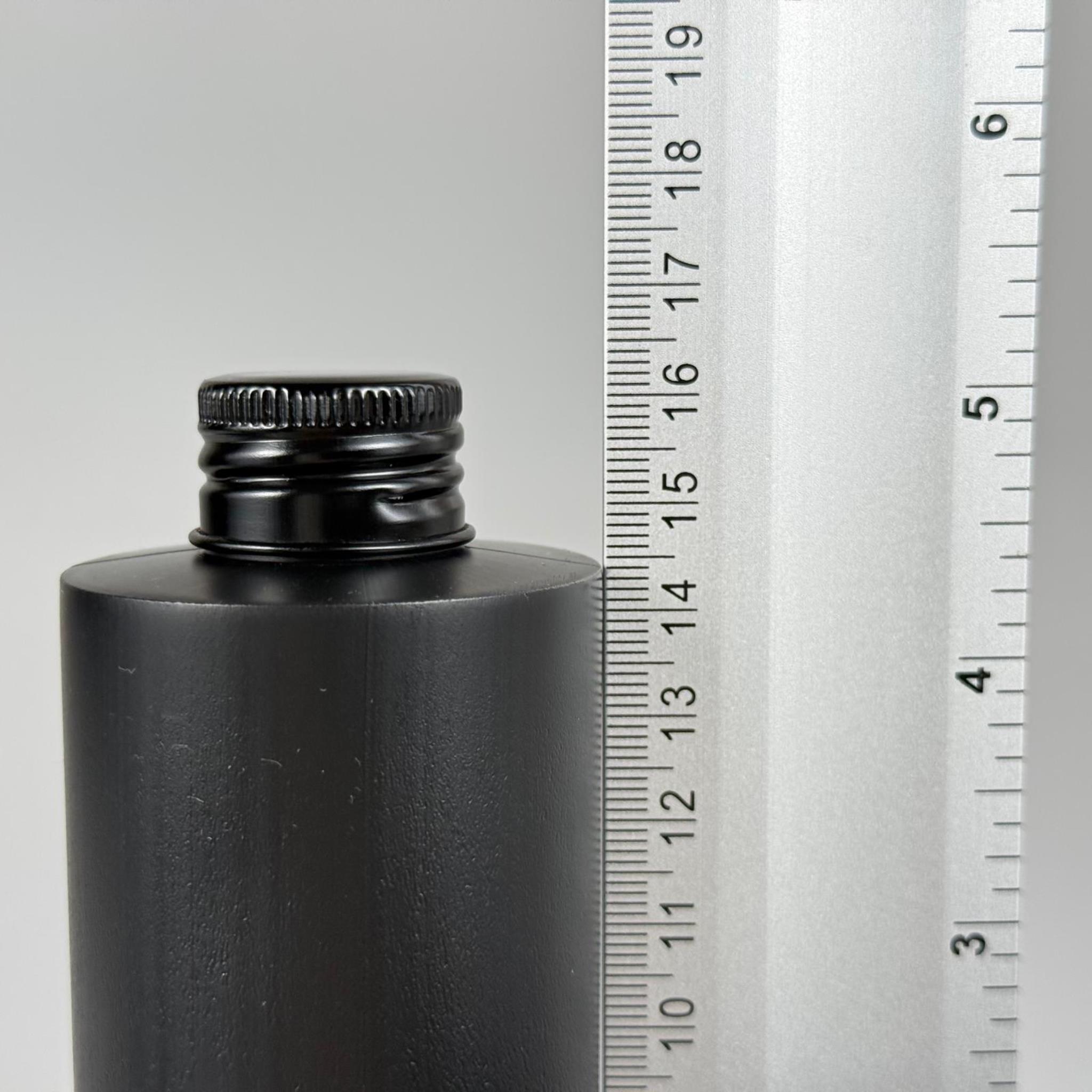 250 CC SİYAH SİLİNDİR MODEL MAT SERT POLİETİLEN ASETON ŞİŞESİ (24 AĞIZ) + KÖPÜK CONTALI SİYAH METAL ALÜMİNYUM KAPAK TAKIM - 250 ML KAPAKLI POLİETİLEN ŞİŞELER