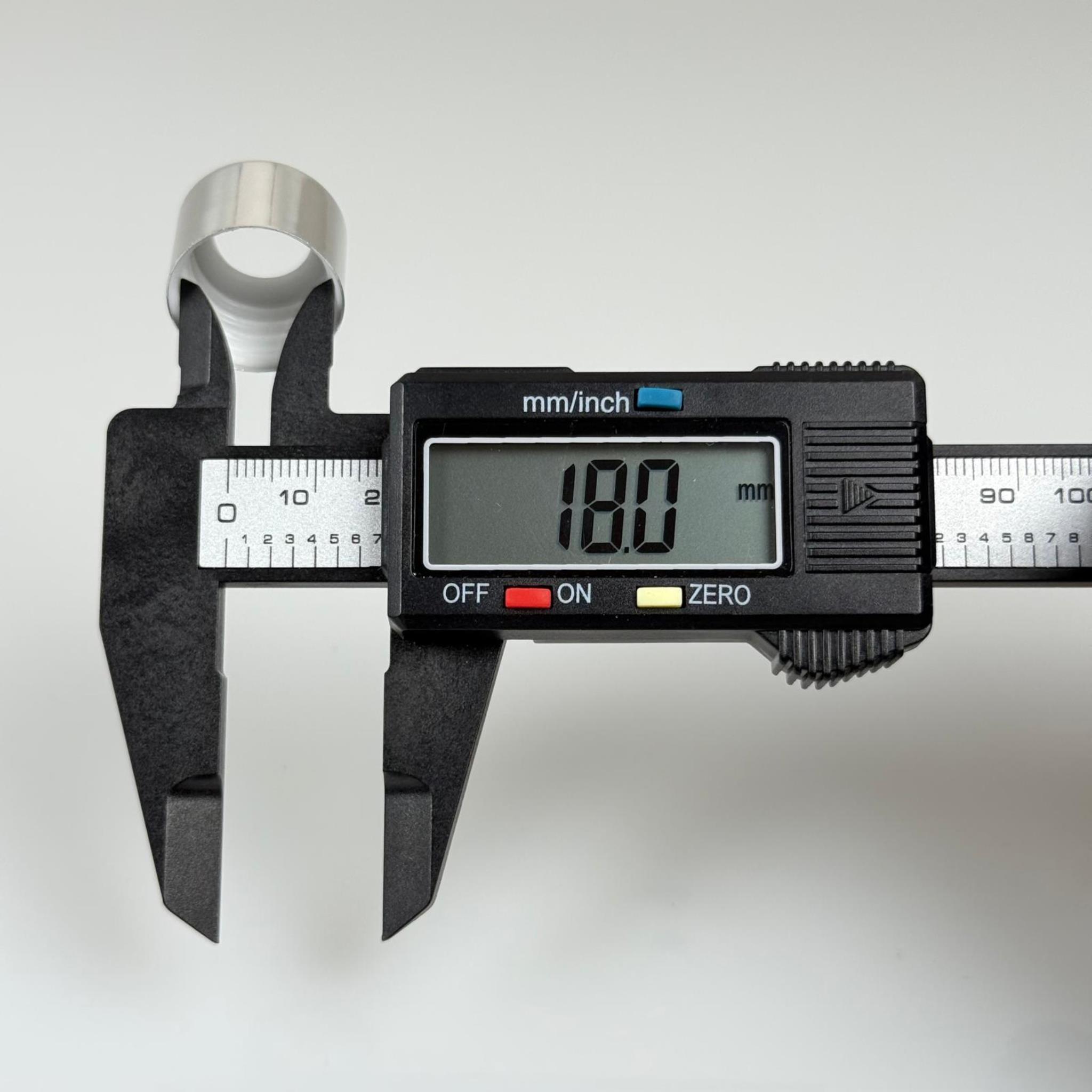 18 MM DELİKLİ METAL KAPAK GÜMÜŞ