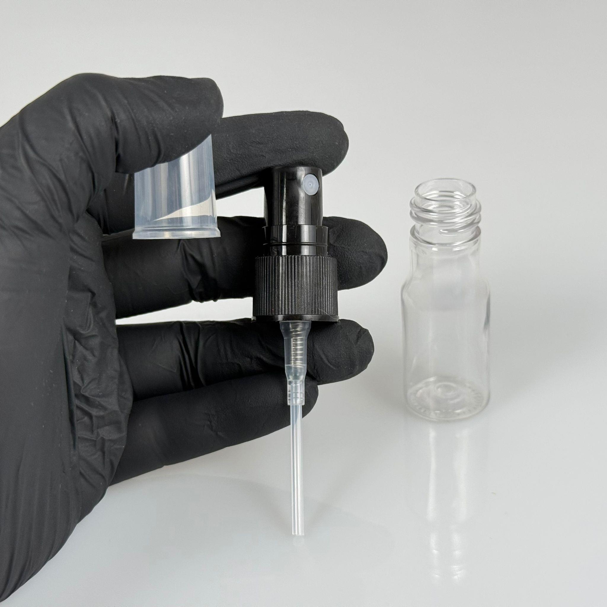 10 CC PET ŞİŞE - SİYAH SPREYLİ - 10 ML SPREYLİ PLASTİK ŞİŞE - SPREYLİ TESTER ŞİŞE 10 CC PLASTİK ŞİŞE (SİLME 15 CC)