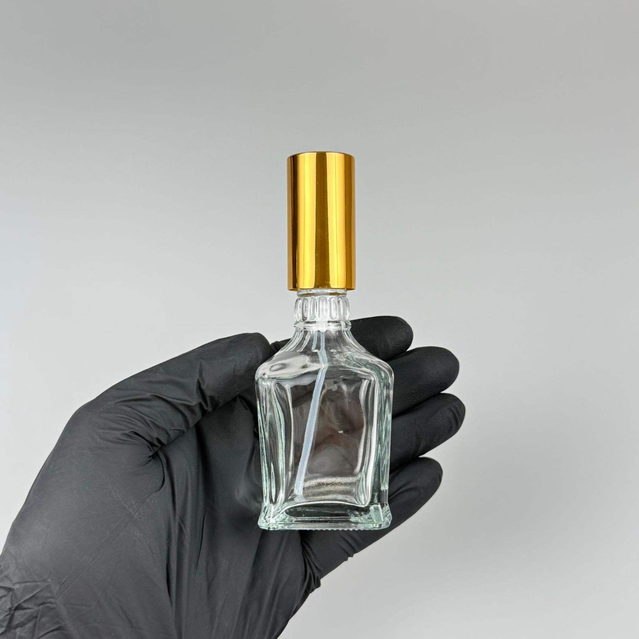 50 CC BOĞAZLI KONİK CAM ŞİŞE - VİDALI GOLD SPREYLİ PARFÜM KOLONYA ŞİŞESİ TAKIM - 50 ML PRESTİJLİ ŞİŞE