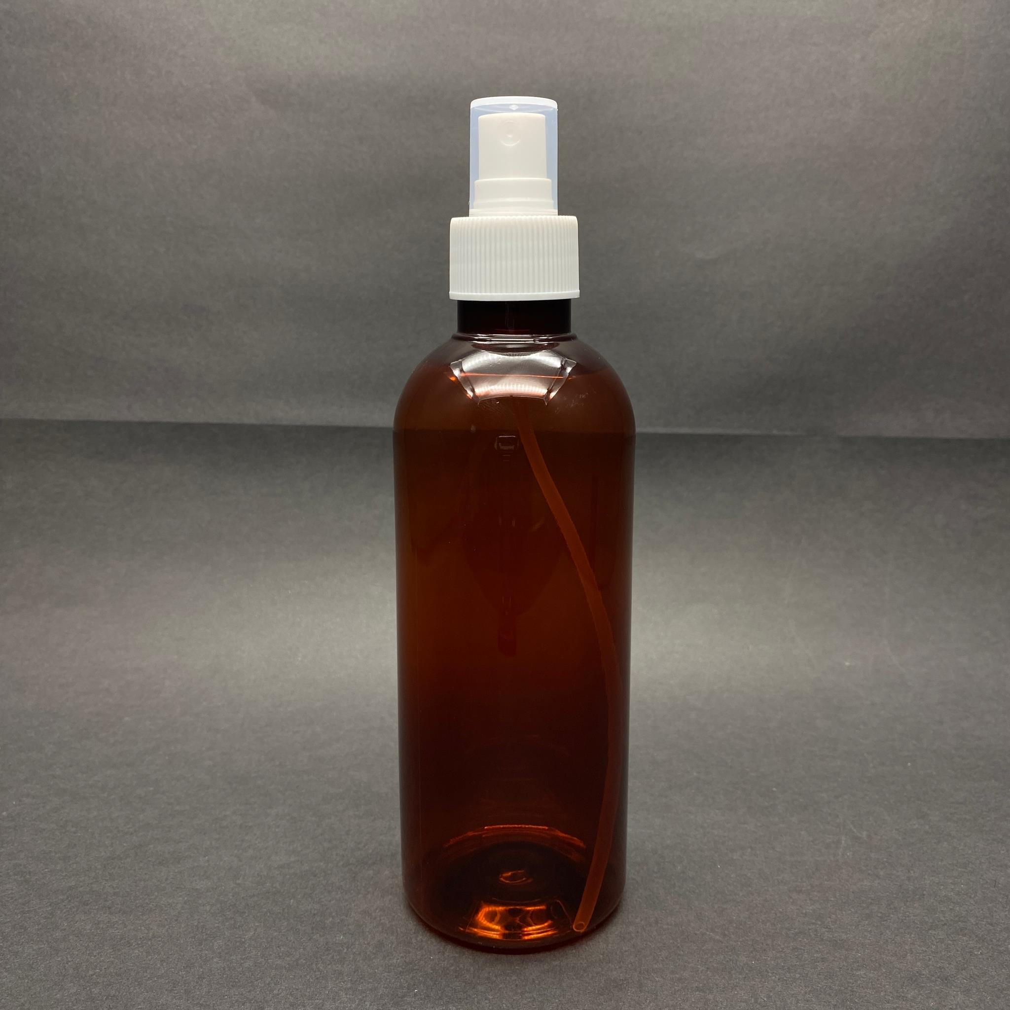 400 CC AMBER PLASTİK ŞİŞE - BEYAZ PARMAK SPREYLİ - 400 ML AMBER SPREYLİ PET ŞİŞE