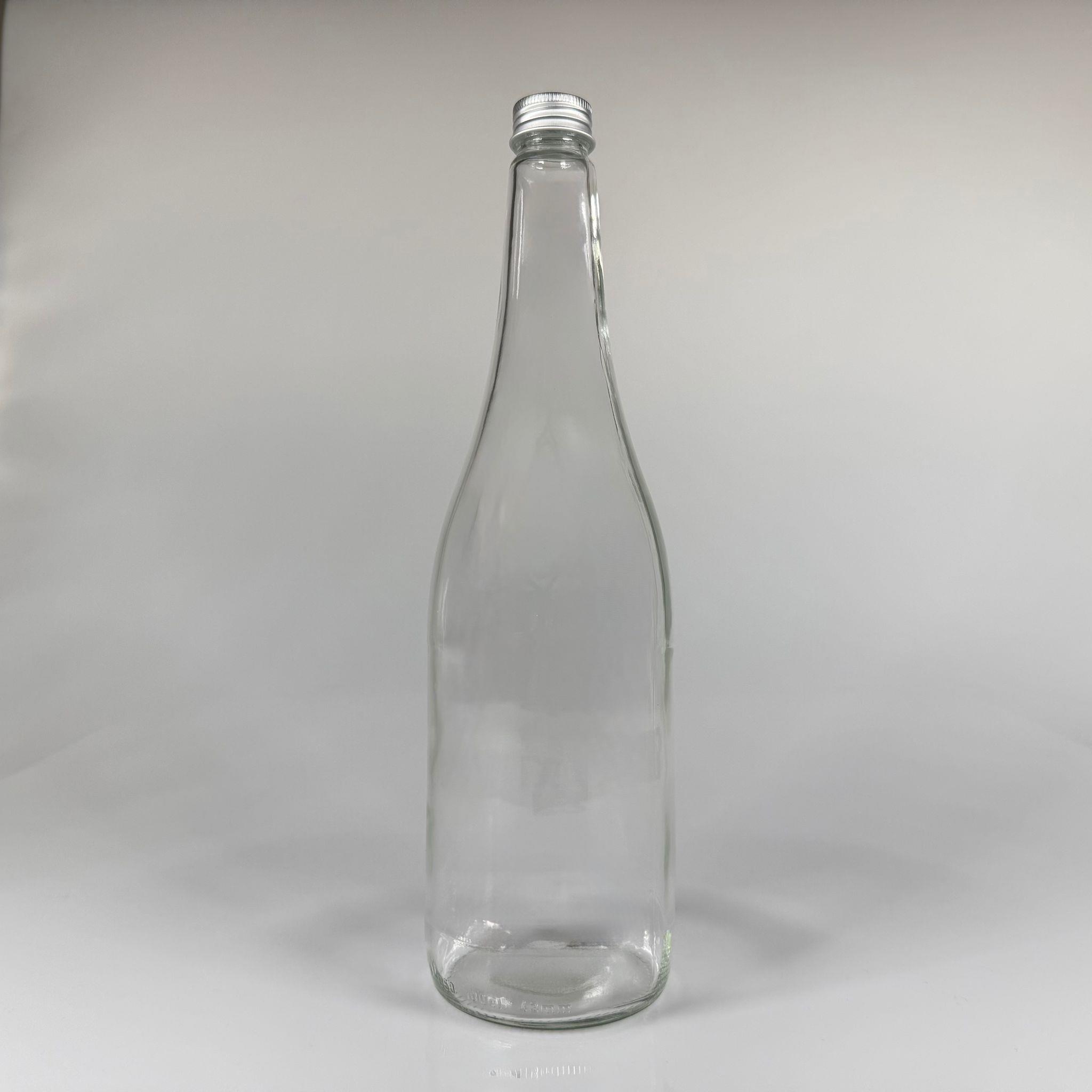 1000 ML LÜKS CAM SU ŞİŞESİ - 1000 CC BOŞ CAM SU ŞİŞELERİ - GÜMÜŞ ALÜMİNYUM METAL KAPAKLI (ELLE AÇILIP KAPANABİLİR) - RESTORAN, CAFE, OTEL VS İÇİN PREMİUM CAM ŞİŞE