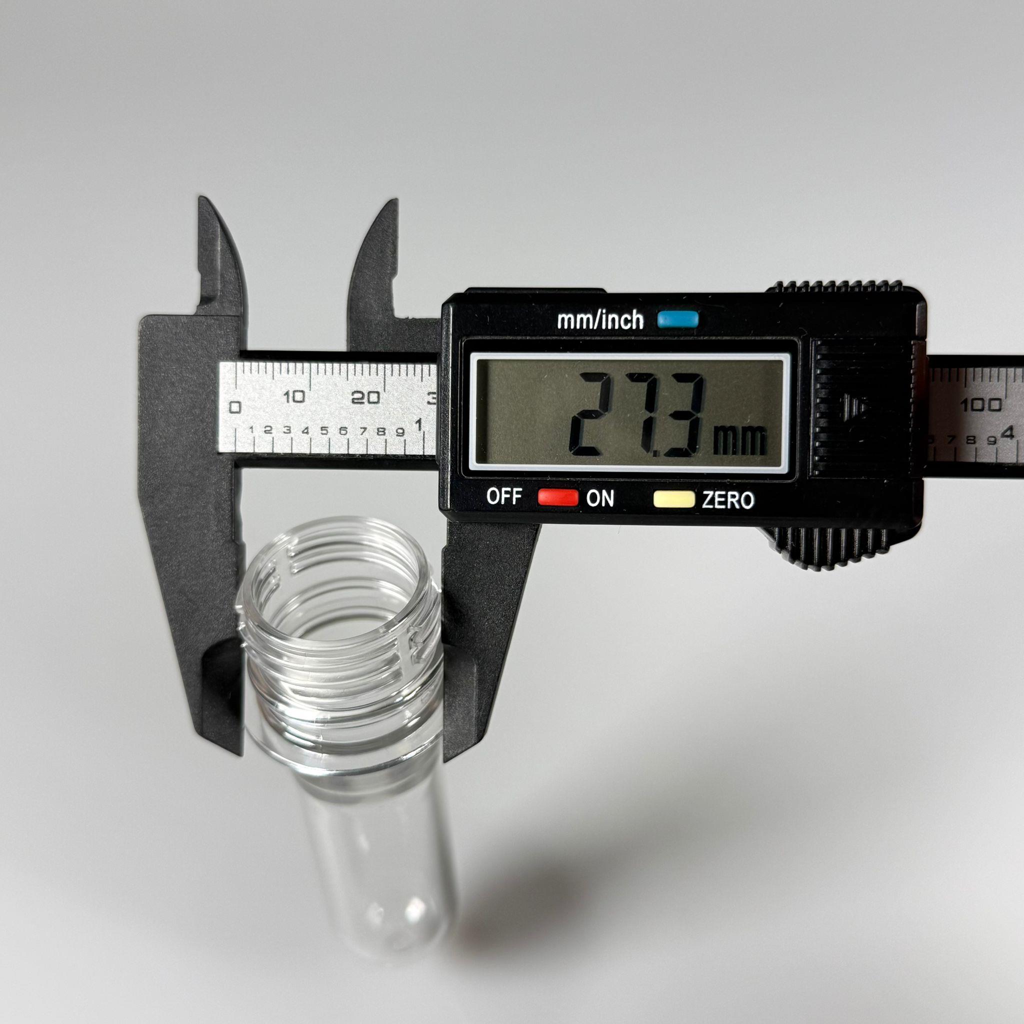 9 CM TÜP - 20 CC UZUN KALIN (20 GR) PET ŞİŞE  - GÜMÜŞ ALÜMİNYUM METAL KAPAKLI  - BAHARAT, DENEY TÜPÜ, AYAKKABI BAĞCIĞI VB İÇİN PLASTİK TÜP