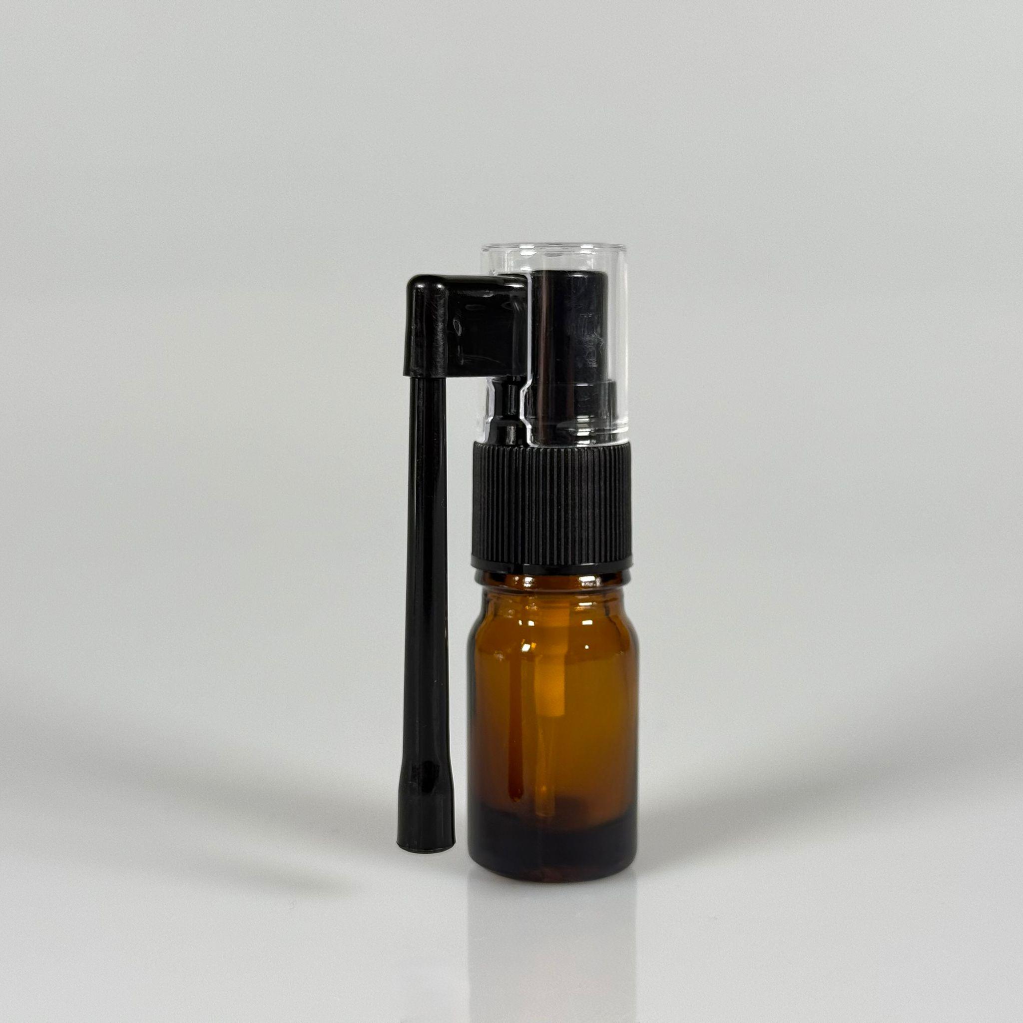 5 ml Farmasötik Plastik Uzun Nozullu Mist Oral Boğaz Spreyli Amber Kahverengi Cam Şişe - 5 CC SİYAH ORAL BOĞAZ SPREYLİ CAM ŞİŞE