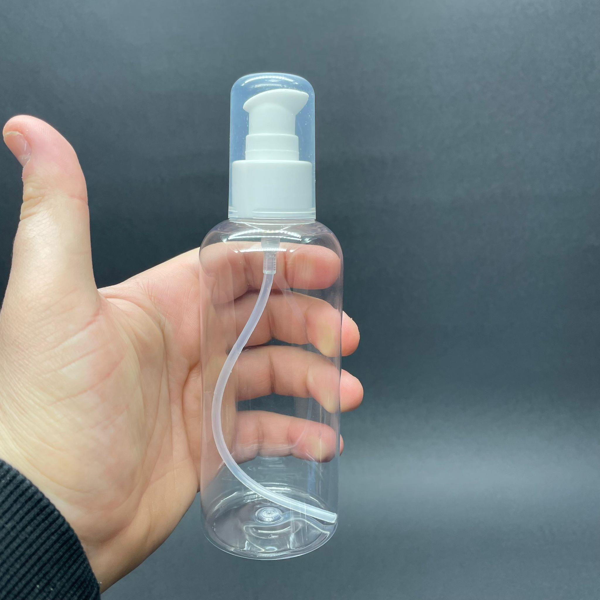 200 CC PET ŞİŞE - BEYAZ LOSYON POMPALI - 200 ML POMPALI PLASTİK ŞİŞE