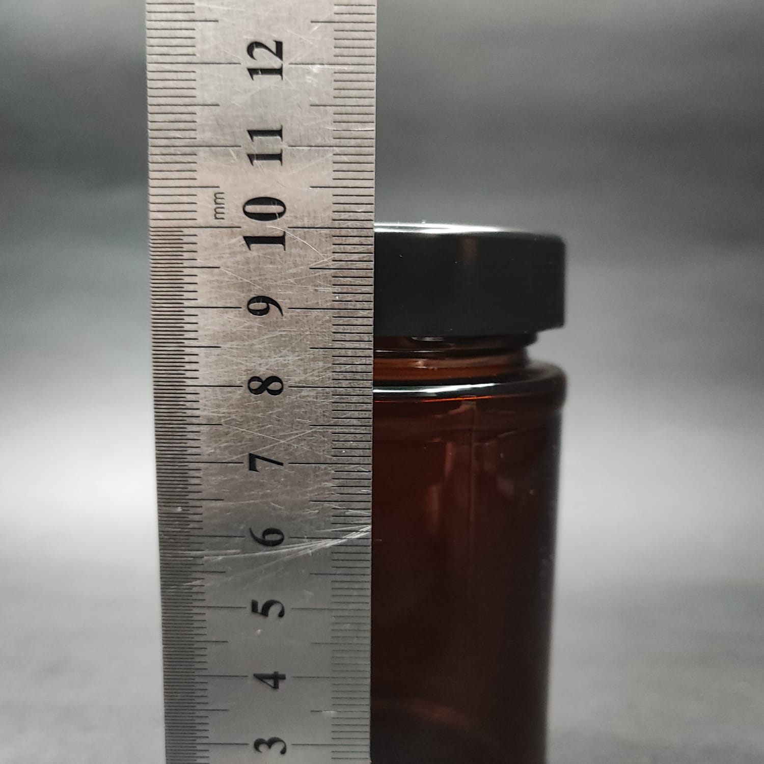 220 CC AMBER CAM KAVANOZ -SİYAH KAPAKLI - 220 ML KAVANOZ - MUM KAVANOZLARI