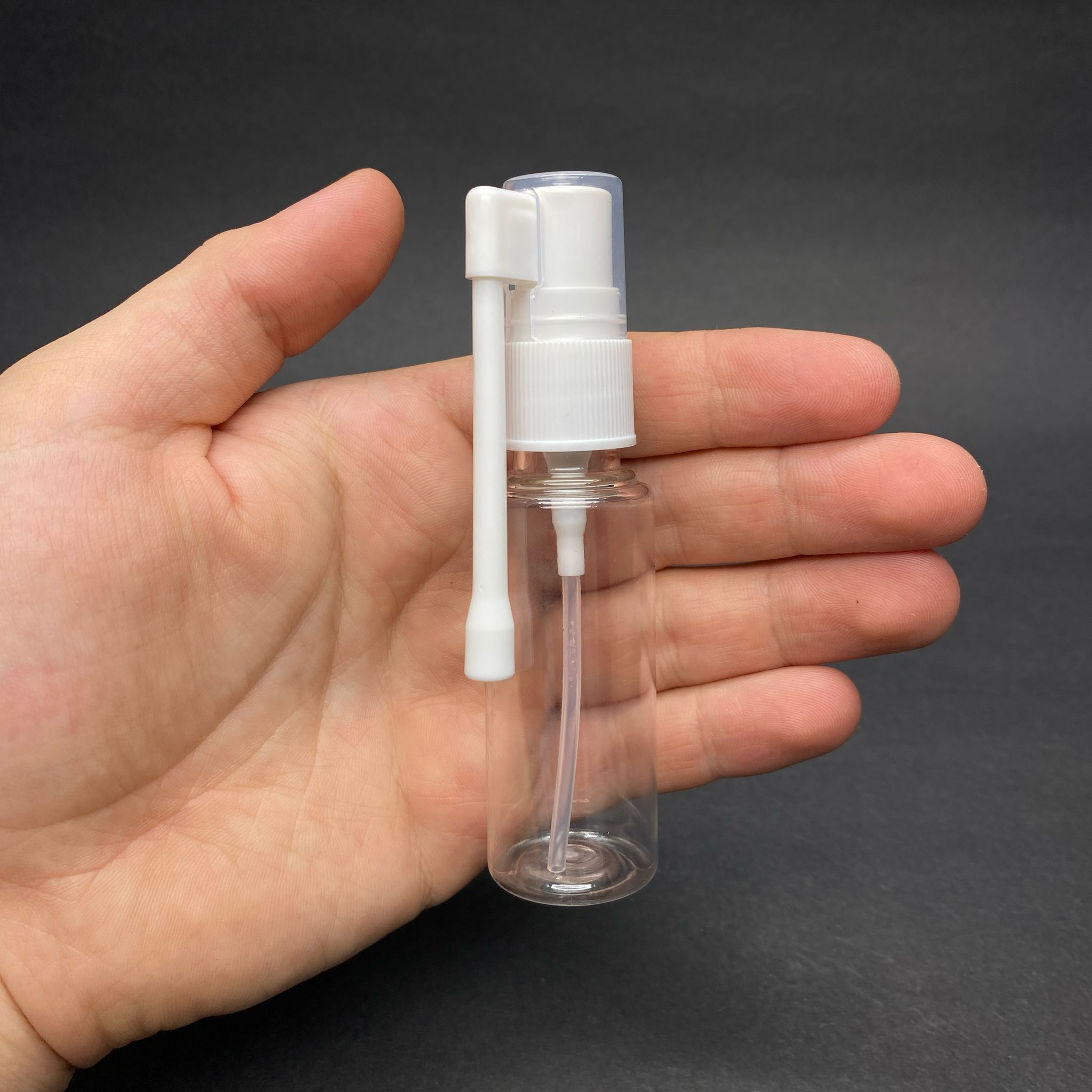 30 CC ŞEFFAF PET ŞİŞE- ORAL BOĞAZ SPREYLİ 30 ML PLASTİK ŞİŞE