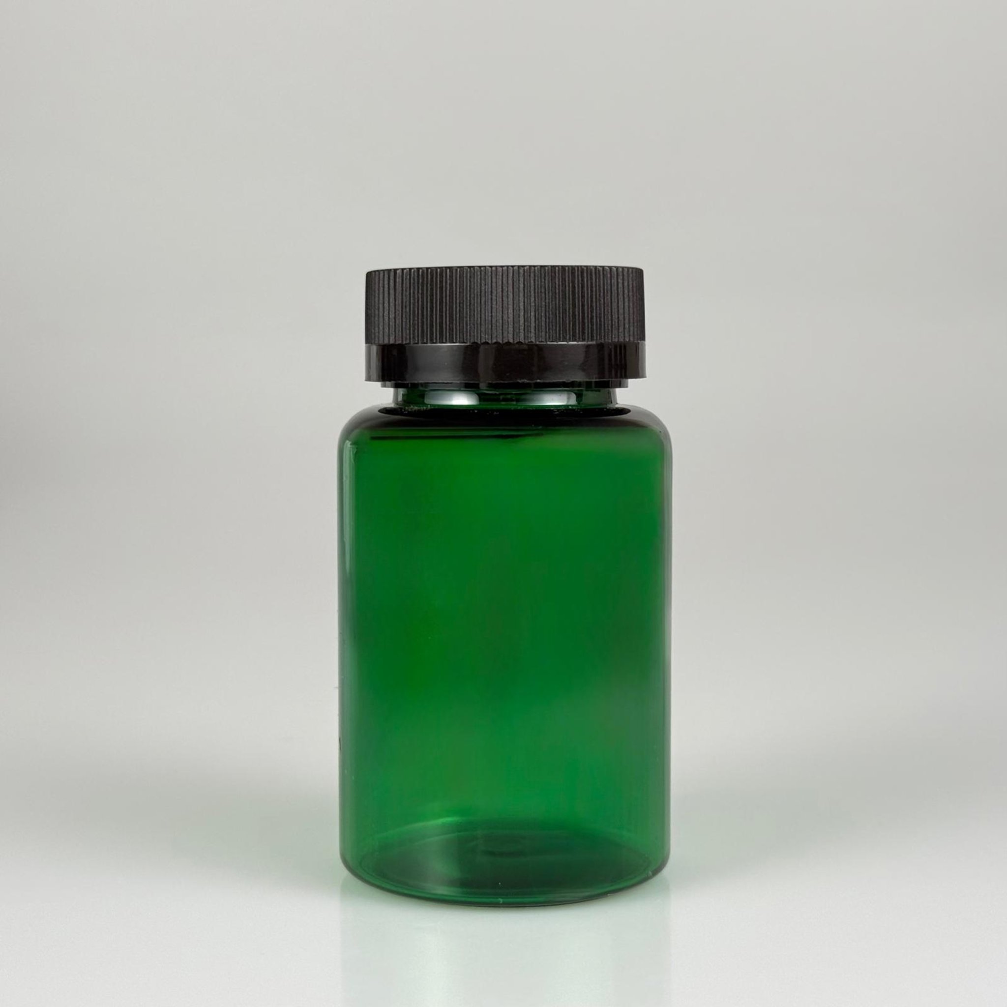 150 ML ÇOCUK KİLİT KAPAKLI TABLET ŞİŞESİ  - 150 CC YEŞİL PET KAVANOZ + 38 MM SİYAH ÇOCUK KİLİTLİ KAPAK TAKIM -  KAPSÜL KUTUSU - İLAÇ ŞİŞESİ - MEDİKAL HAP ŞİŞESİ - FARMASÖTİK KAVANOZ