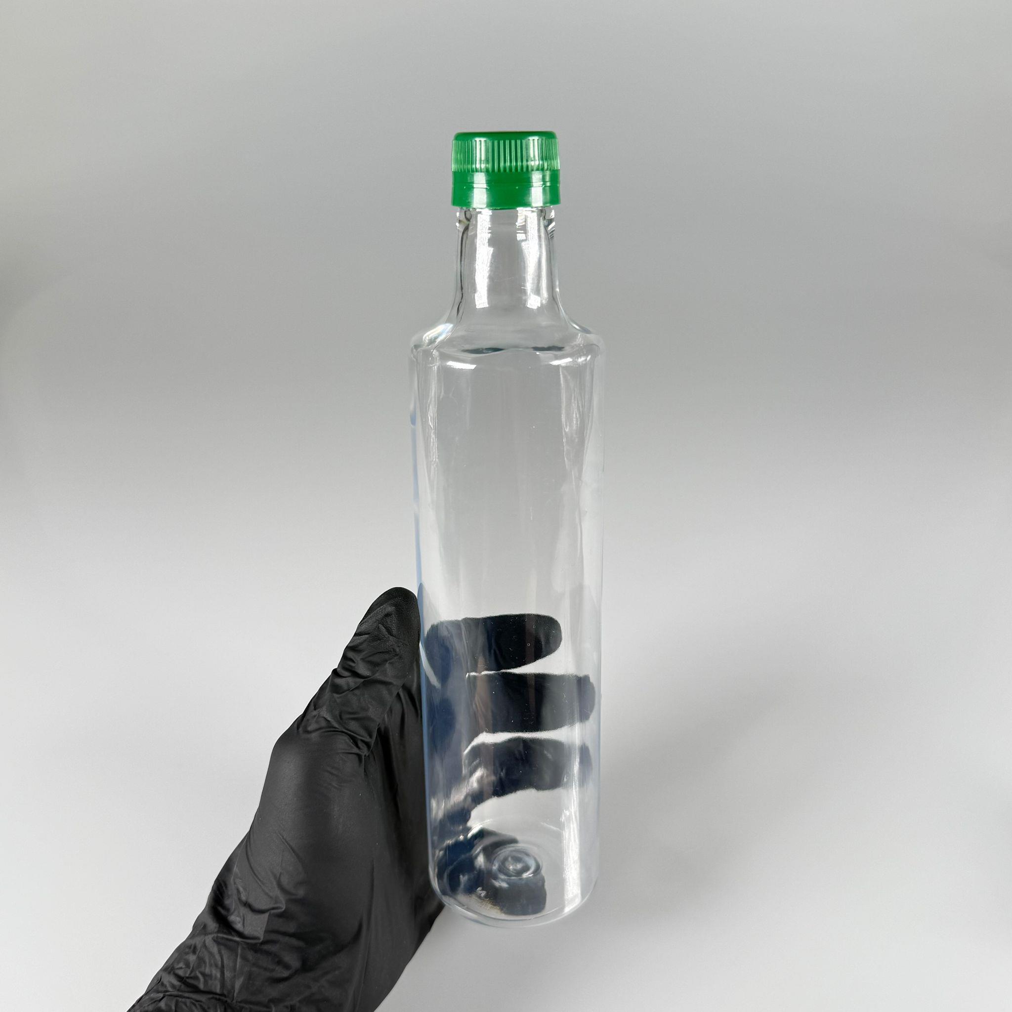 500 CC DORİKA SİLİNDİR PET ŞİŞE - CONTALI KİLİTLİ YEŞİL KAPAKLI -  (60 GR) CAM GÖRÜNÜMLÜ SERT KALIN KIRILMAZ 500 ML SİLİNDİR PLASTİK ŞİŞE