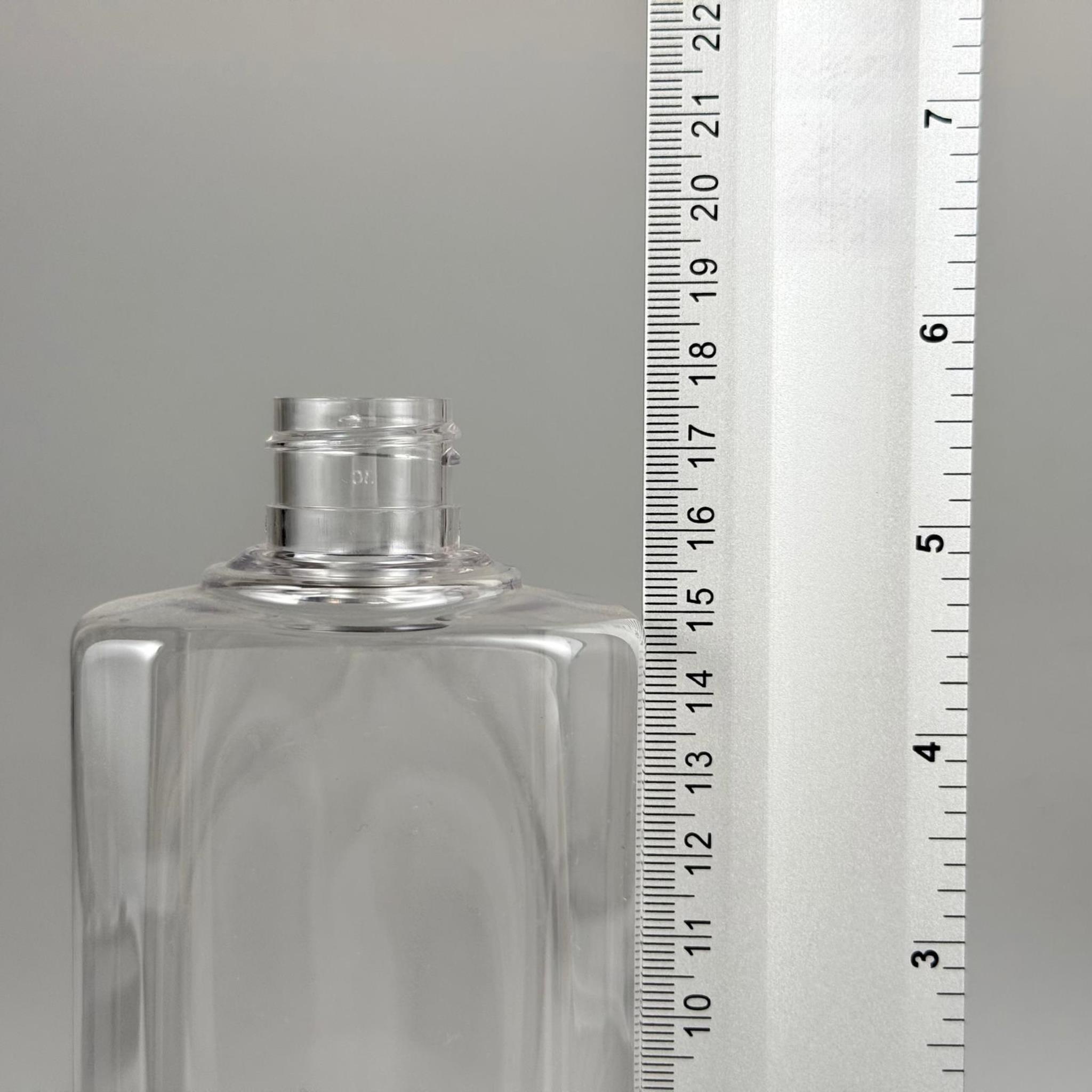 400 CC ŞEFFAF YASSI PET ŞİŞE 24 MM İP