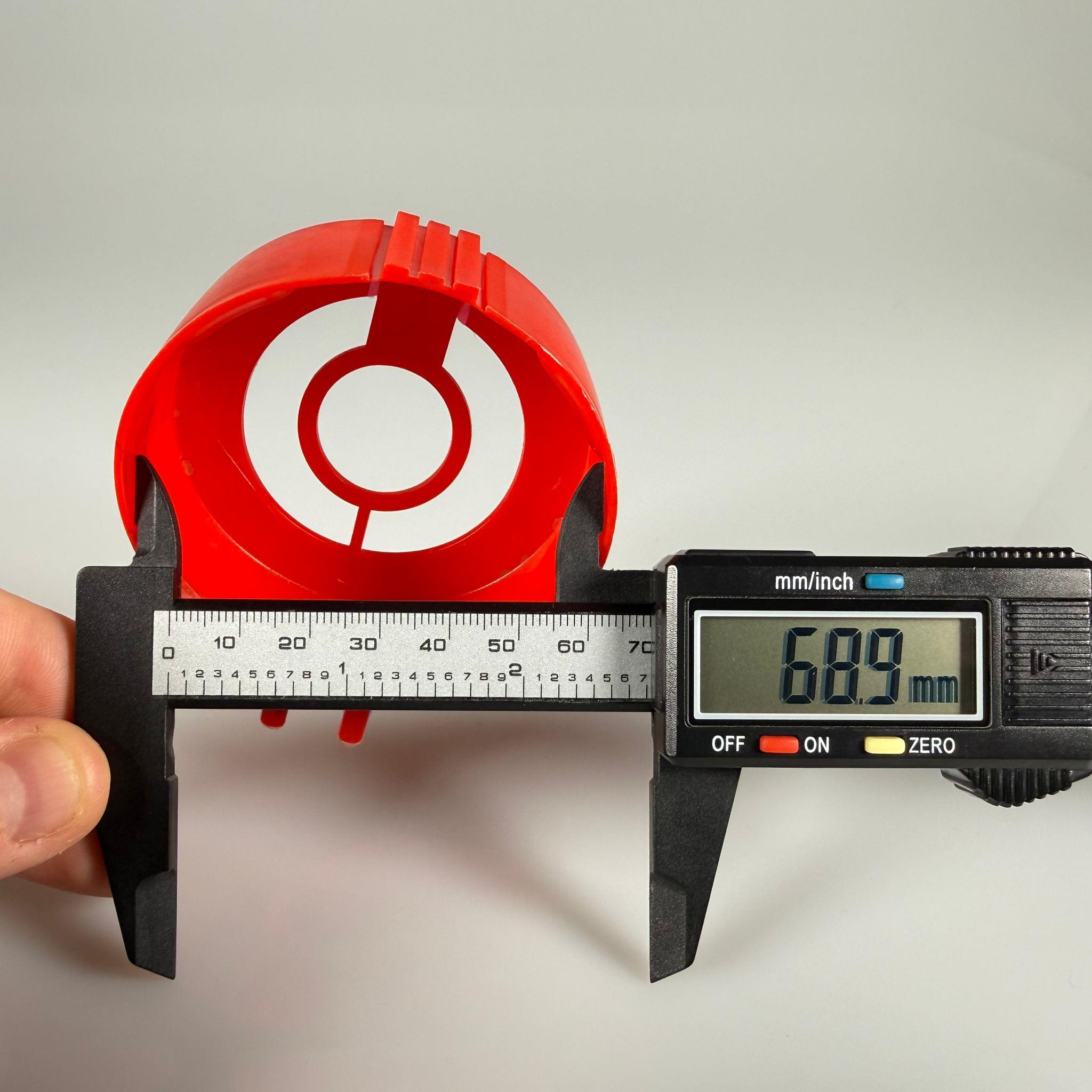 69 MM KIRMIZI ÜST KORUMA KAPAK - BİDON KAPAĞI ÜSTÜNE TAKILIR