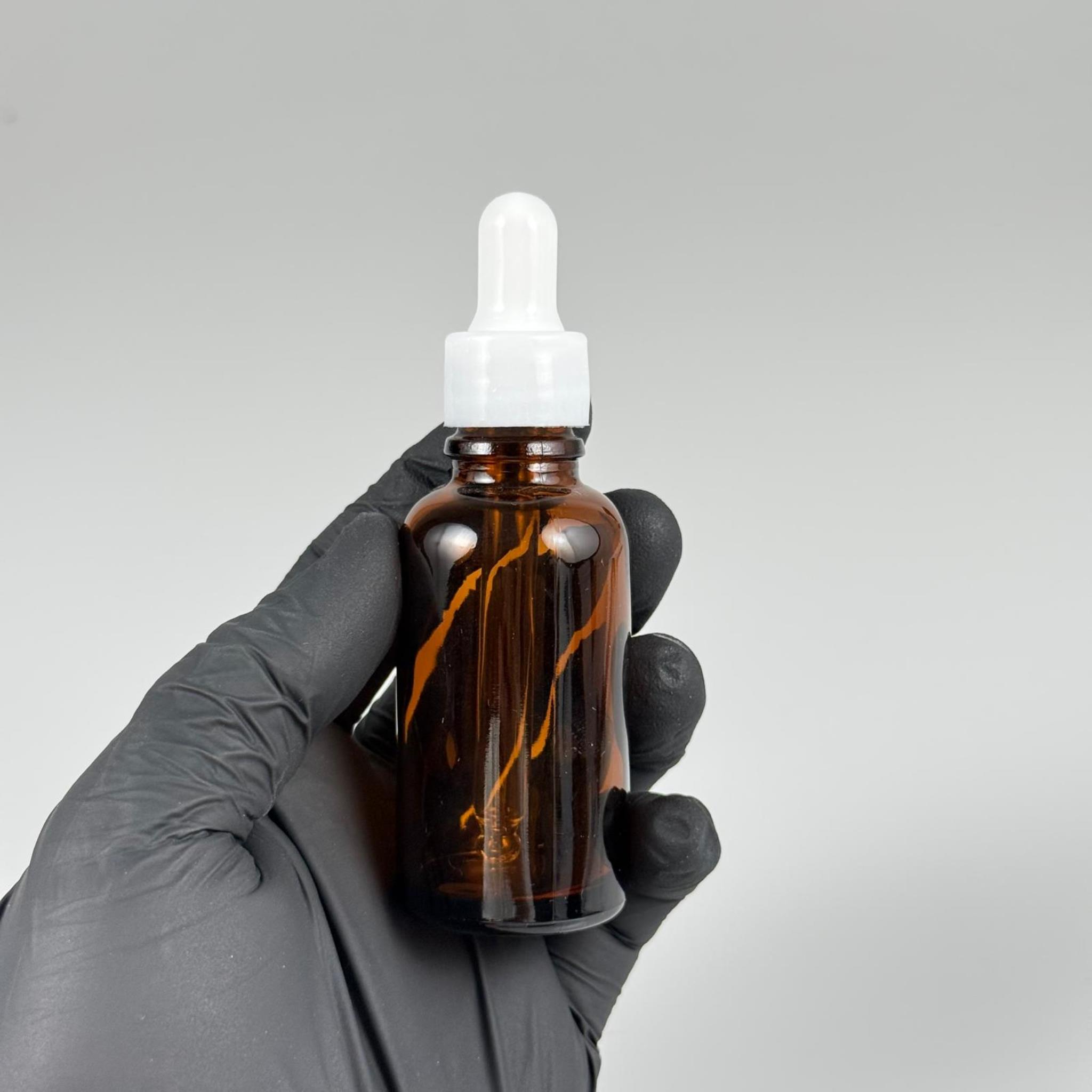 30 CC AMBER CAM DAMLALIKLI ŞİŞE - BEYAZ EMZİK + BEYAZ DÜZ KAPAK + CAM PİPET TAKIM - 30 ML KAHVERENGİ DAMLALIKLI ŞİŞE SETİ