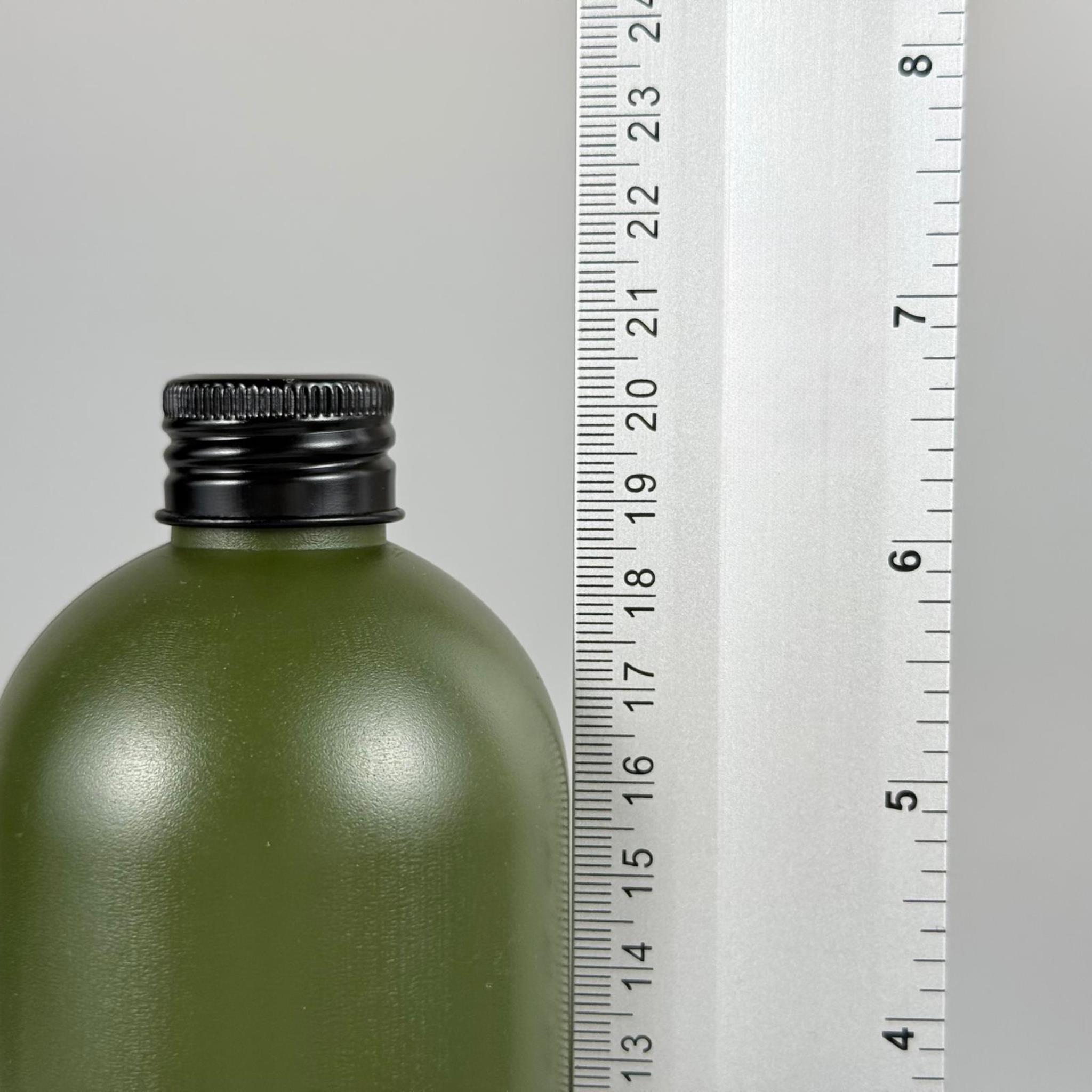 500 CC YEŞİL SİLİNDİR MODEL MAT SIKILABİLİR POLİETİLEN ŞİŞE 47 GRAM (24 AĞIZ) + KÖPÜK CONTALI SİYAH METAL ALÜMİNYUM KAPAK - 500 ML POLİETİLEN ASETON ŞİŞESİ