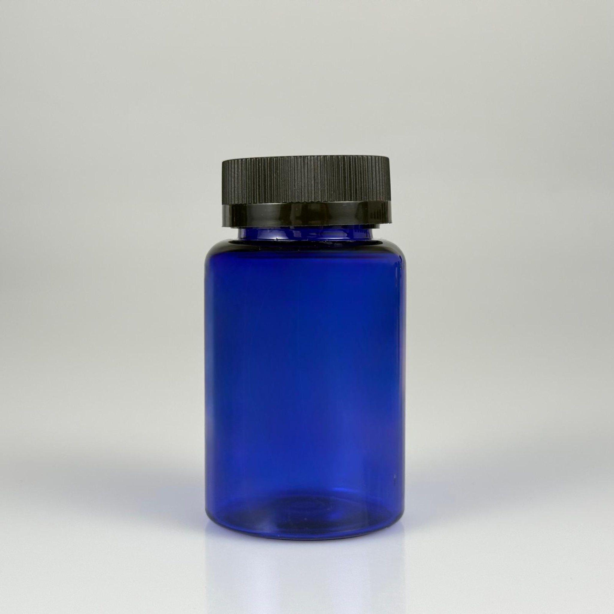 150 ML ÇOCUK KİLİT KAPAKLI TABLET ŞİŞESİ  - 150 CC MAVİ PET KAVANOZ + 38 MM SİYAH ÇOCUK KİLİTLİ KAPAK TAKIM -  KAPSÜL KUTUSU - İLAÇ ŞİŞESİ - MEDİKAL HAP ŞİŞESİ - FARMASÖTİK KAVANOZ