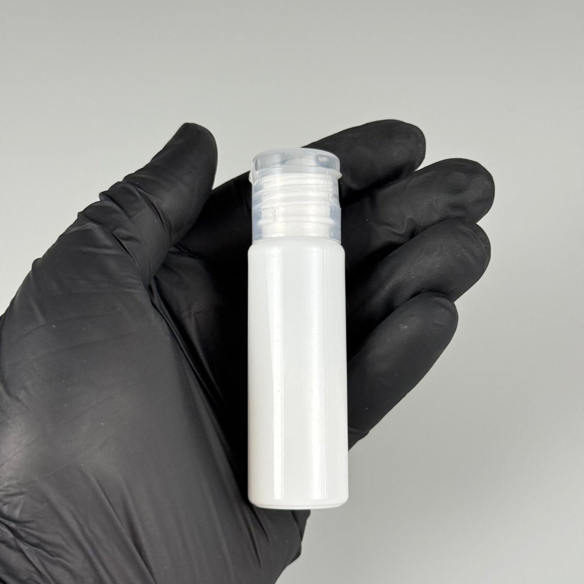 20 ML AÇILIR KAPAKLI PET ŞİŞE - 20 CC BEYAZ ŞİŞE + ŞEFFAF FLİPTOP KAPAKLI TAKIM