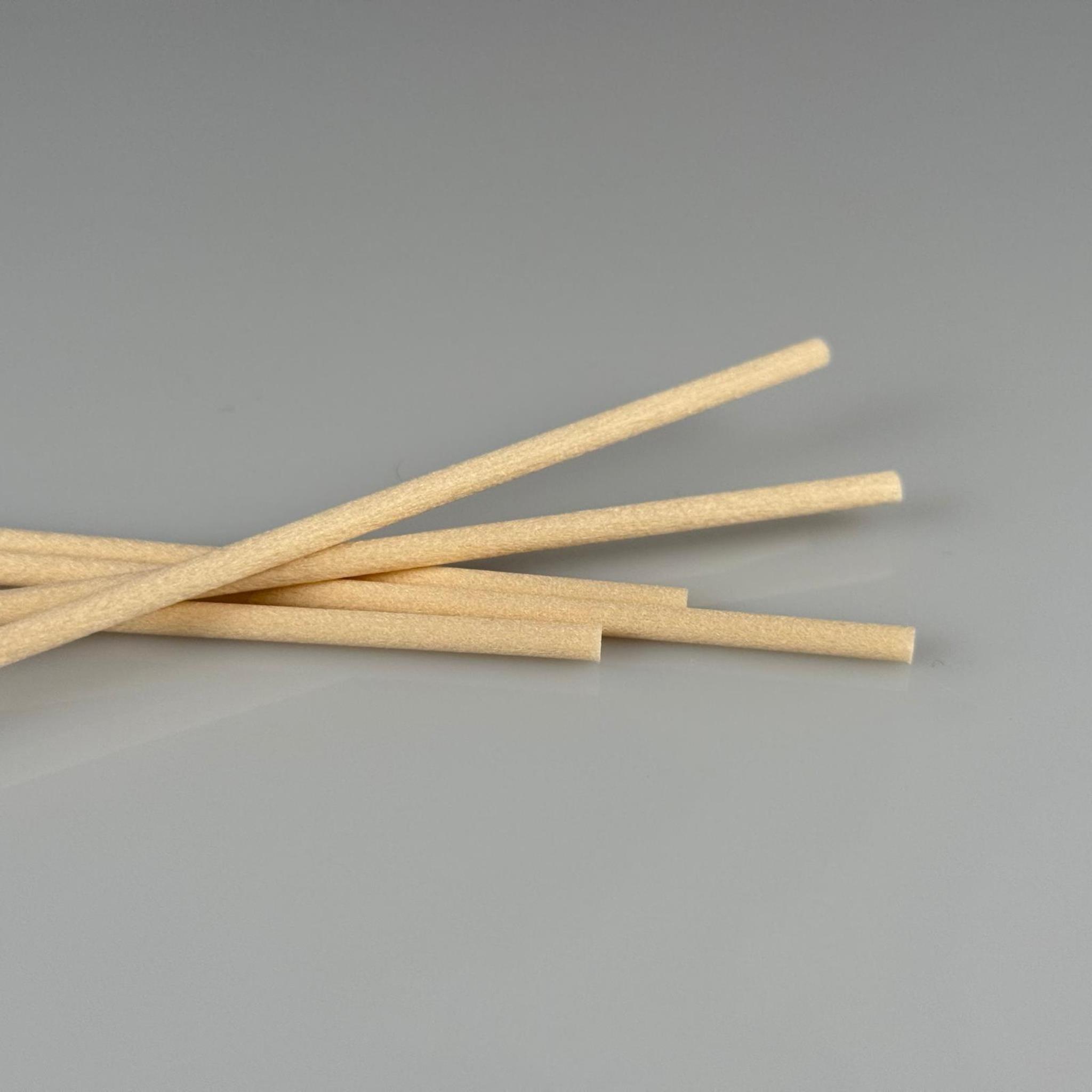 BAMBU KOKU ŞİŞESİ İÇİN AHŞAP RATTAN RENK FİBER BAMBU ÇUBUK 20 CM (1 ADET) DİFÜZÖR  ÇUBUĞU - ODA PARFÜMÜ İÇİN AHŞAP ÇUBUK