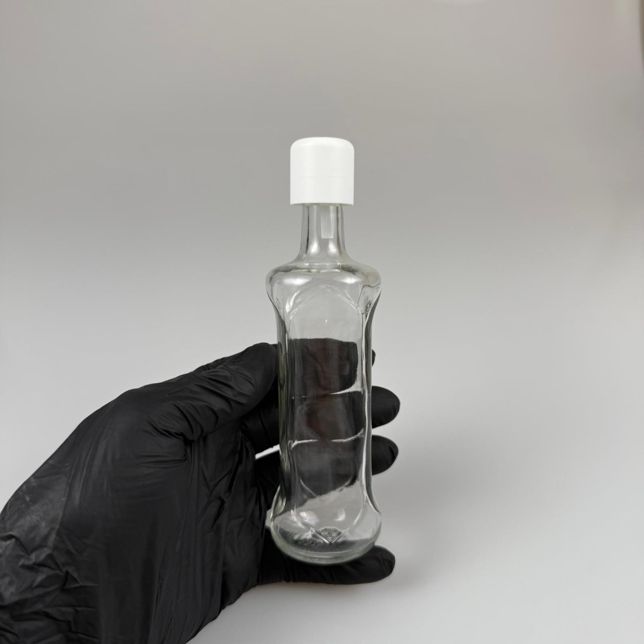 100 CC DORİKA CAM ŞİŞE + İÇTEN DAMLALIKLI ÇOCUK KİLİTLİ BEYAZ KAPAK - SAYDAM 100 ML KAPAKLI DAMLATMALI ŞİŞE
