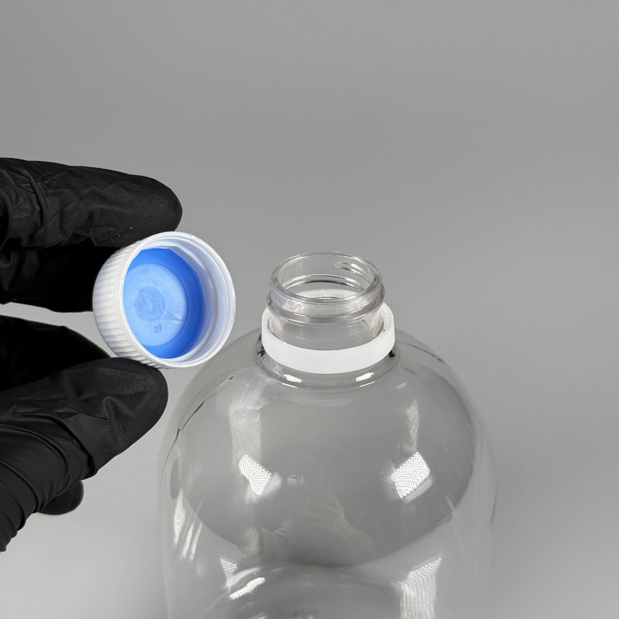 500 CC TOMBUL PLASTİK ŞİŞE - BEYAZ KİLİTLİ KAPAKLI - 500 ML TOMBUL BOŞ PLASTİK ŞİŞE - SERT PET ŞİŞE - MÜHÜR KAPAKLI ŞİŞE