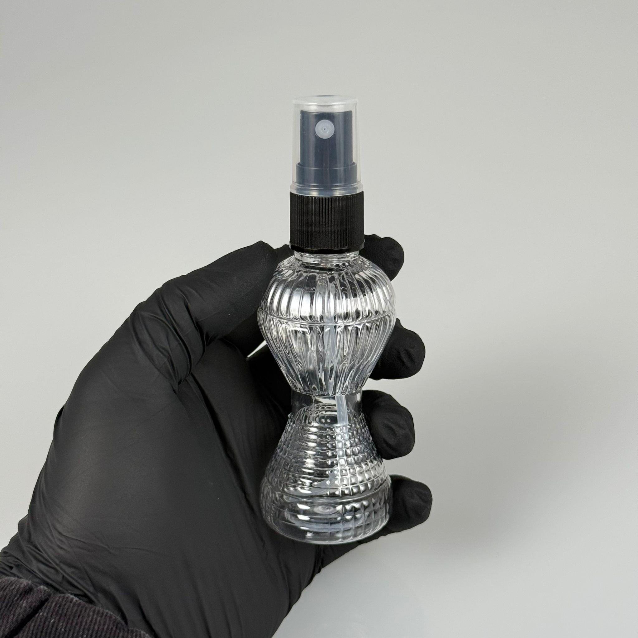 50 CC PIRLANTA CAMPET ŞİŞE - SİYAH SPREYLİ TAKIM - 50 ML SPREYLİ KOLONYA ŞİŞESİ