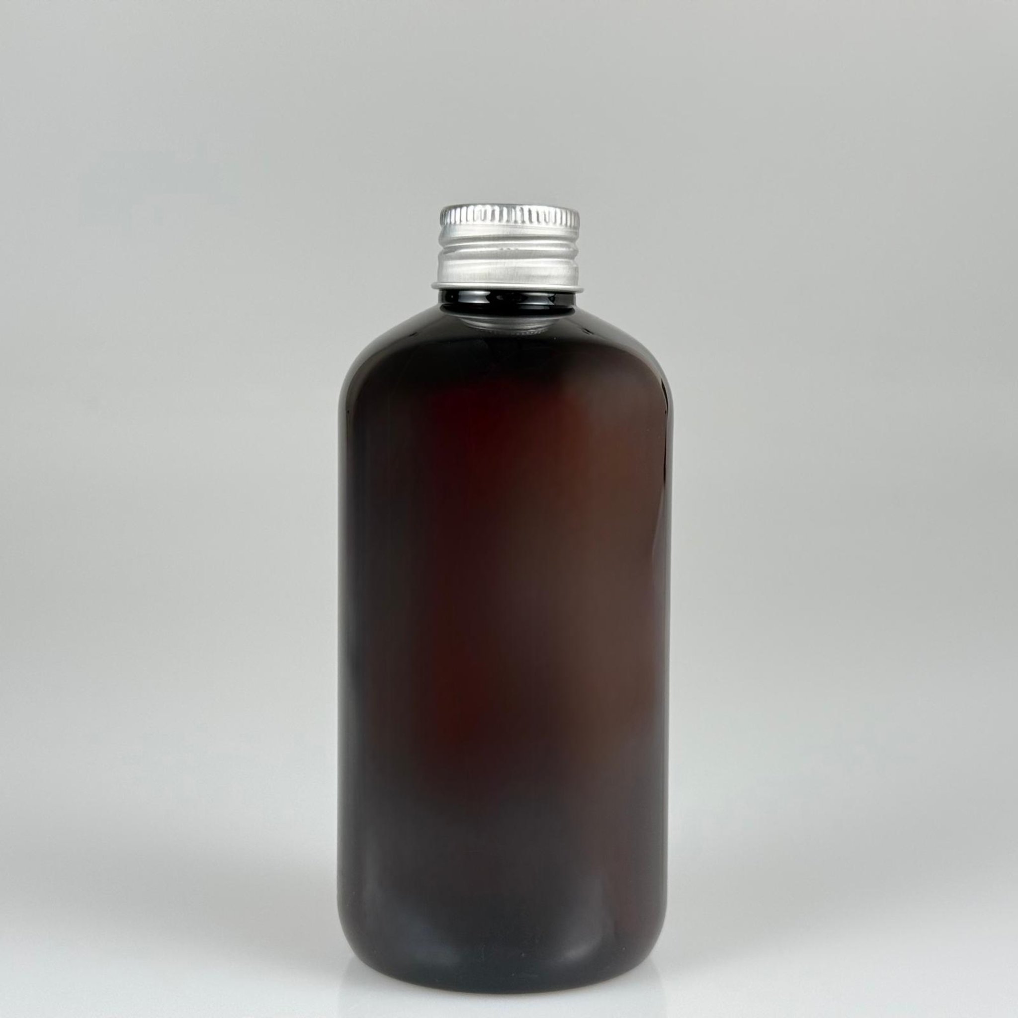 250 CC AMBER PLASTİK ŞİŞE ZEYNEP MODEL ( 24 AĞIZ ) + KÖPÜK CONTALI GÜMÜŞ METAL ALÜMİNYUM KAPAKLI TAKIM - 250 ML KAKAPAKLI KAHVERENGİ TOMBUL PET ŞİŞELER