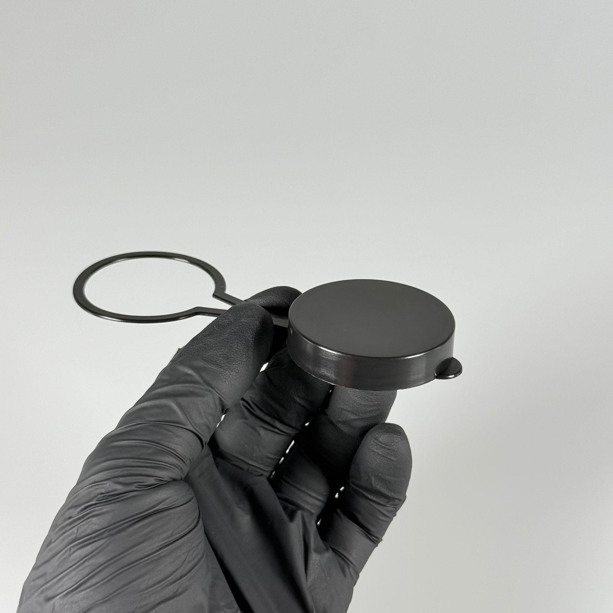 44 - 11 MM PLASTİK AYRAN KAPAĞI GEÇMELİ KAPAK - CAM SÜT ŞİŞESİ KAPAĞI - SÜTAŞ CAM AYRAN ŞİŞESİ KAPAĞI - NOSTALJİ SÜT AYRAN KAPAK - SİYAH