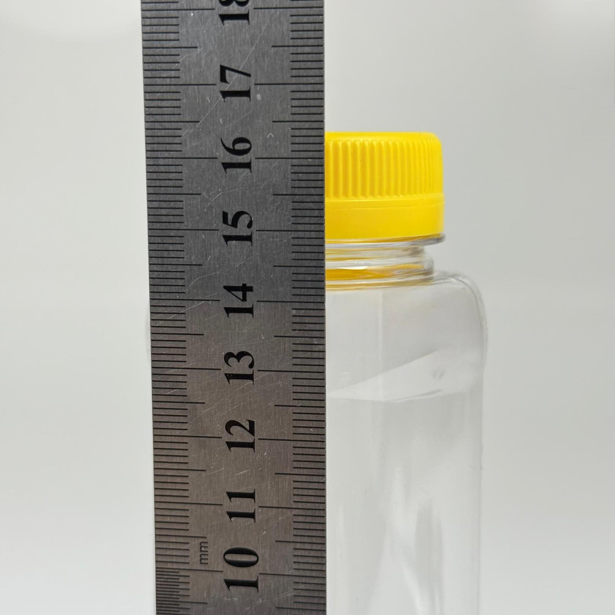 330 CC DÜZ GENİŞ AĞIZLI PET ŞİŞE - KİLİTLİ SARI KAPAKLI - 330 ML DETOKS MEYVE SUYU ŞİŞESİ