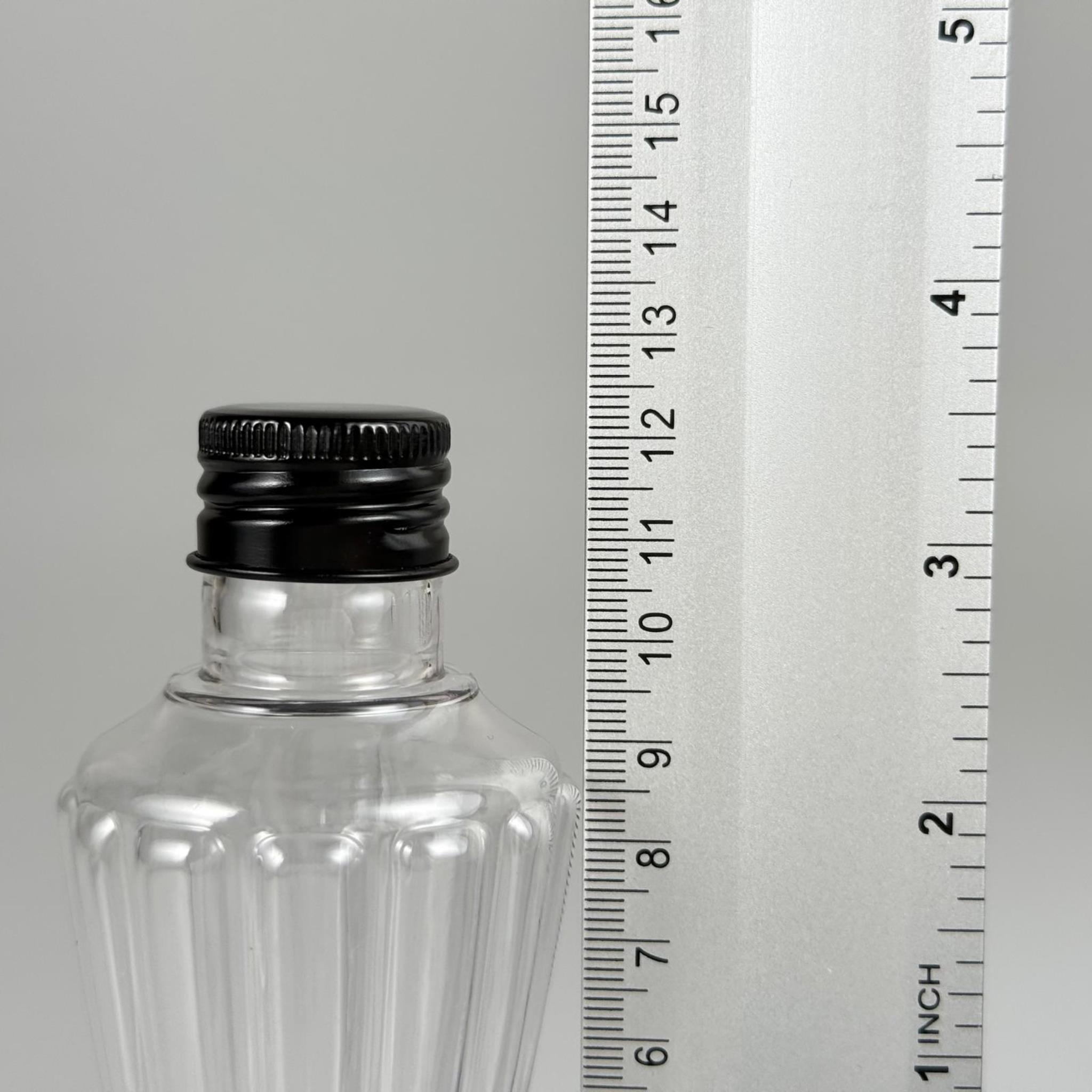 100 CC CAMPET VAZO HÜRREM ŞİŞE (24 AĞIZ) + KÖPÜK CONTALI SİYAH METAL ALÜMİNYUM KAPAKLI TAKIM - 100 ML KAPAKLI PLASTİK ŞİŞELER