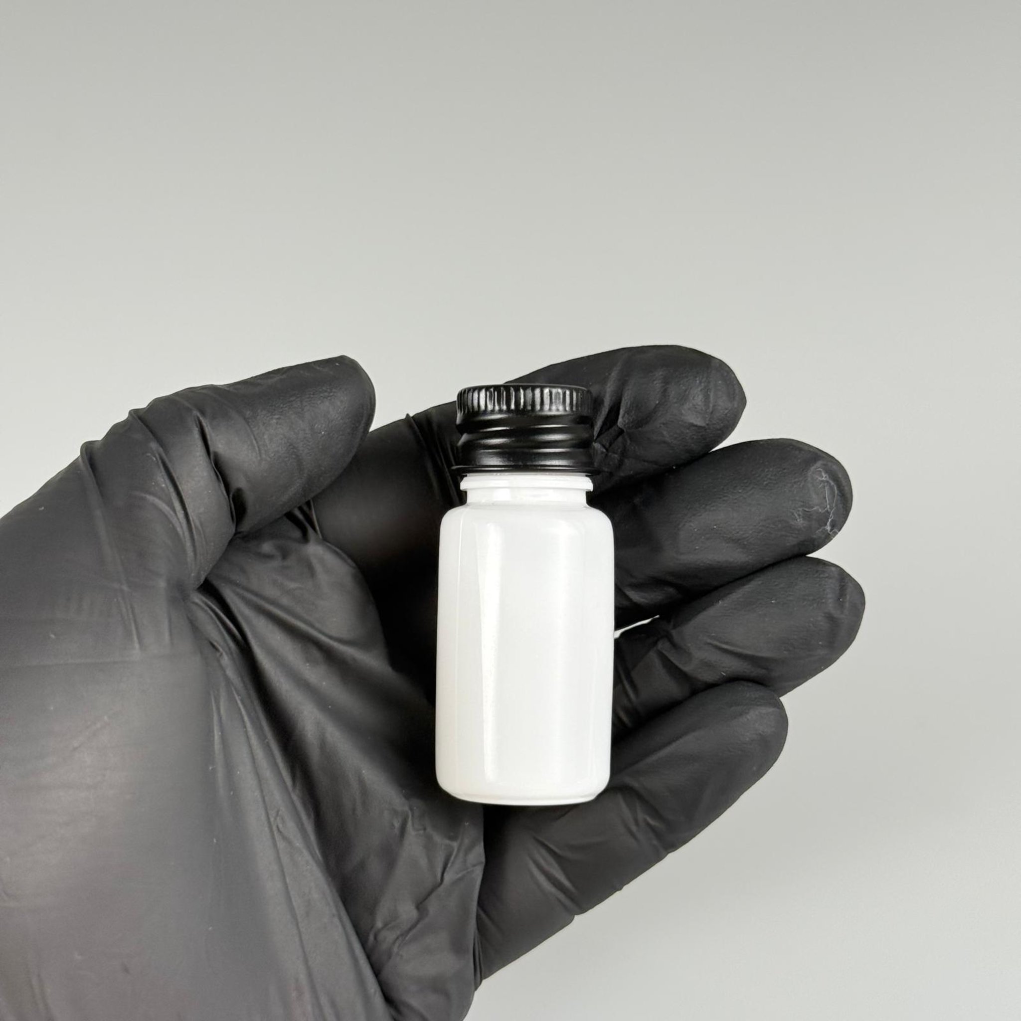 10 CC BEYAZ PET SHOT ŞİŞE - KÖPÜK CONTALI SİYAH ALÜMİNYUM METAL KAPAKLI + KÖR TIPALI TAKIM - 10 ML PLASTİK ŞİŞE