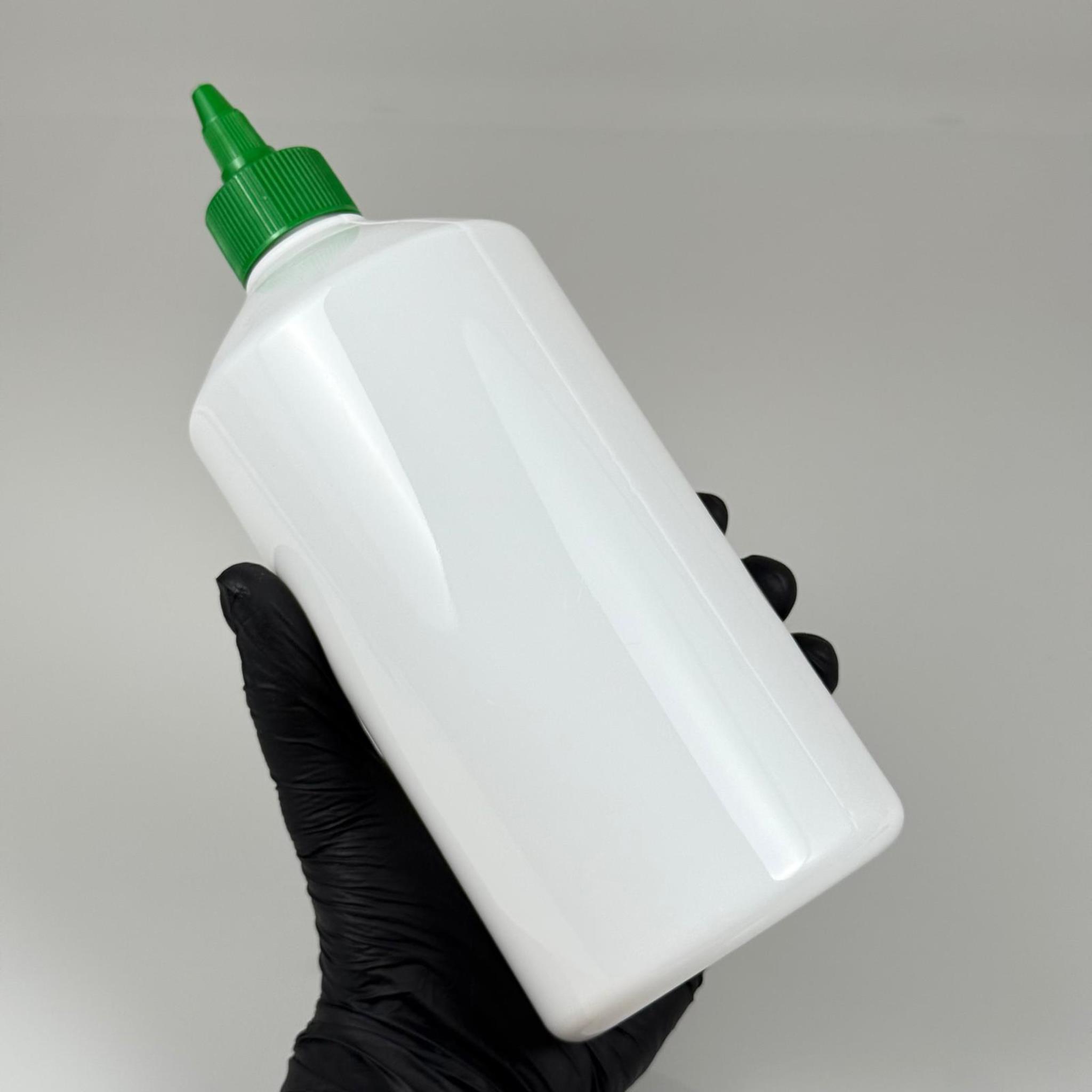 ZEYTİNYAĞI, SOS, ACI SOS, SİRKE, SRIRACHA VB BOŞ ŞİŞELERİ - YEŞİL SİVRİ TWİST AKITICI KAPAK + 1000 ML BEYAZ PET PLASTİK ŞİŞE TAKIM