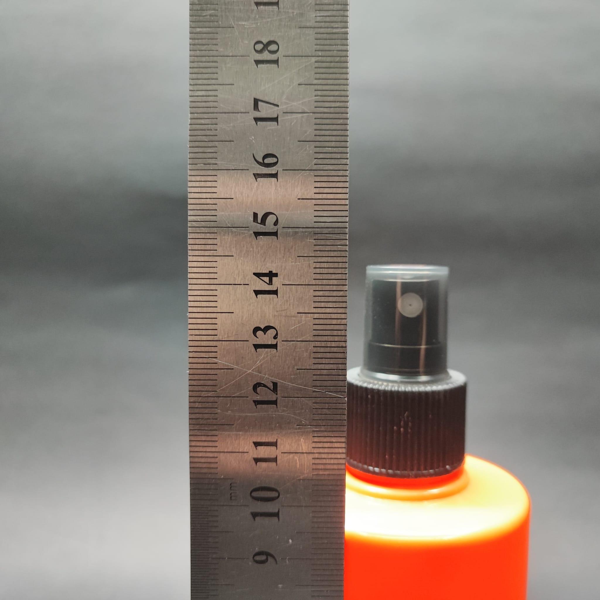 200 CC KÜT BOYUNLU SİLİNDİR PET ŞİŞE (24 GR) - SİYAH SPREYLİ - 200 ML PLASTİK ŞİŞE - TURUNCU