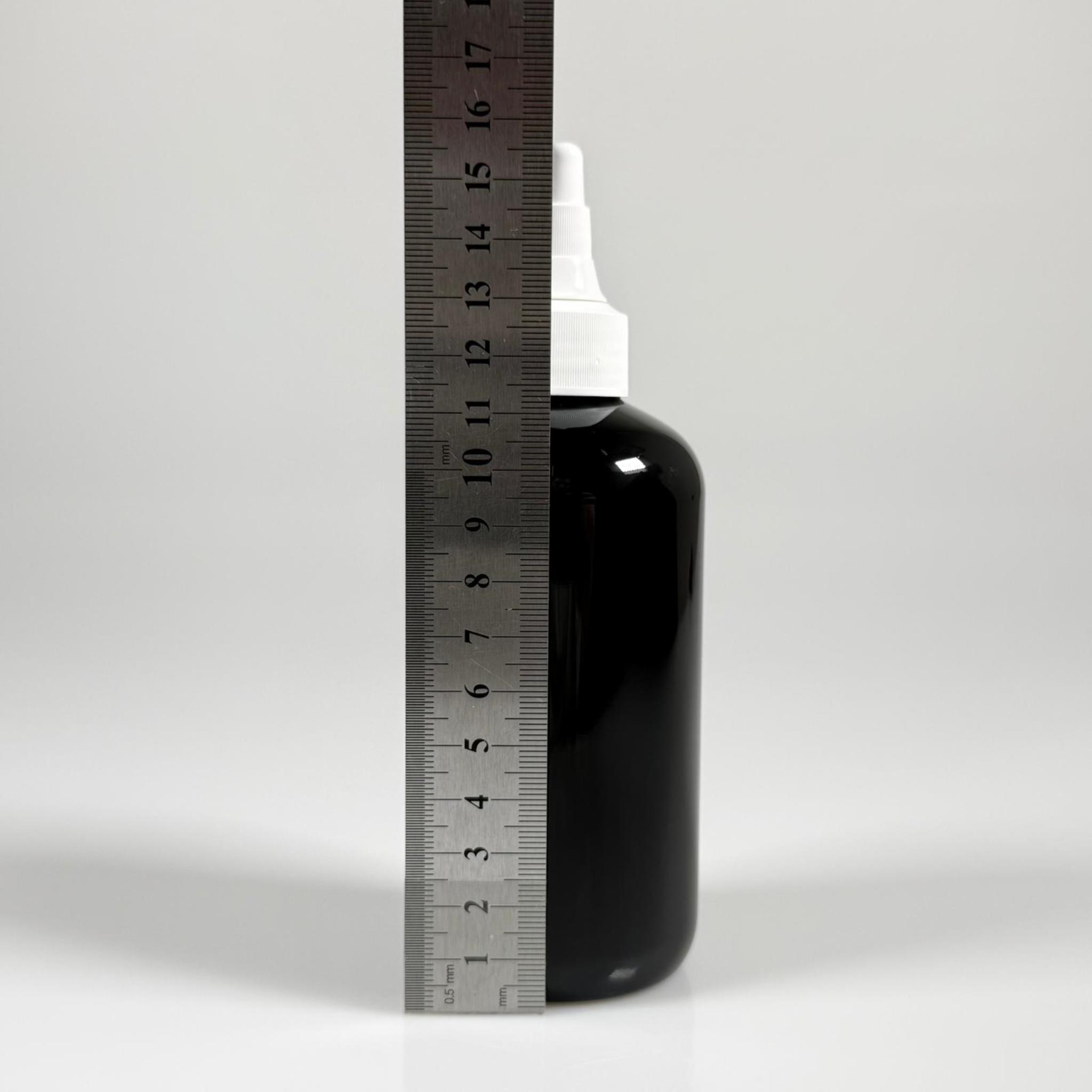 250 CC SİYAH ŞİŞE - BEYAZ ASANSÖR AKITICI KAPAKLI - 250 ML AKITICILI PLASTİK ŞİŞE - ZEYNEP MODEL PET ŞİŞE