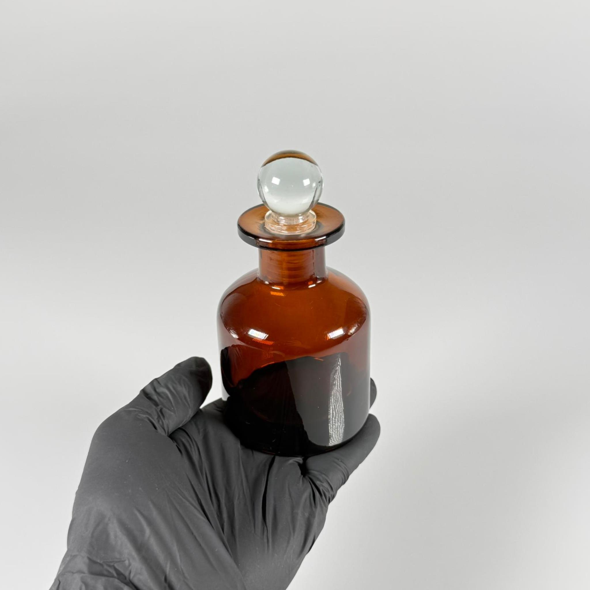 150 CC AMBER SİLİNDİR BAMBU CAM ESANS ŞİŞESİ - 150 ML KOKU, ESANS, PARFÜMERİ ŞİŞESİ - CAM TIPALI TAKIM