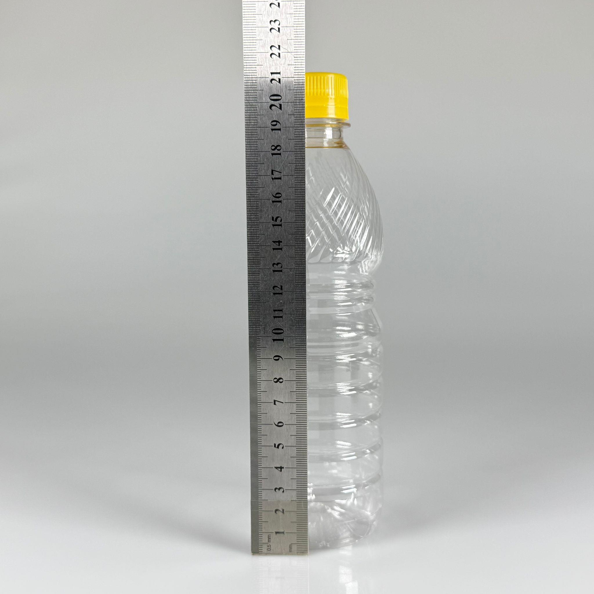 0,5 LT KİLİTLİ KAPAKLI PET ŞİŞE - SARI KAPAKLI 500 CC BOŞ PET ŞİŞE