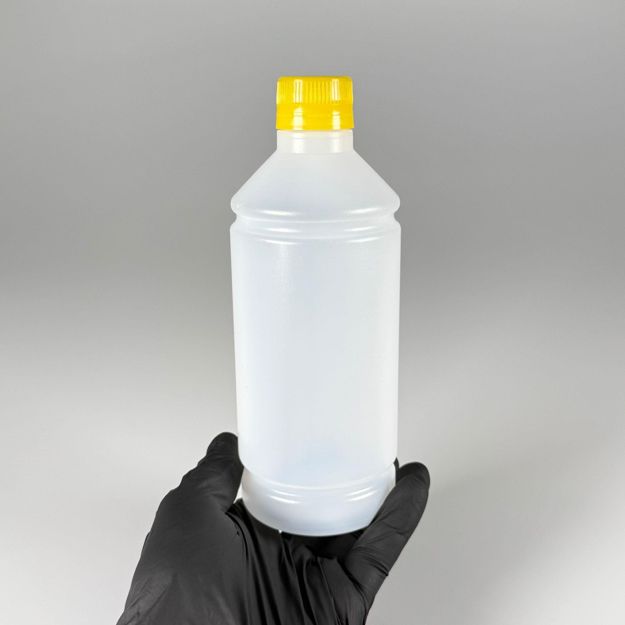 500 CC TİNER ŞİŞESİ - SARI KİLİTLİ KAPAKLI - 500 ML KİMYASALA DAYANIKLI PLASTİK ŞİŞE - 0,5 LT POLİETİLEN ŞİŞE