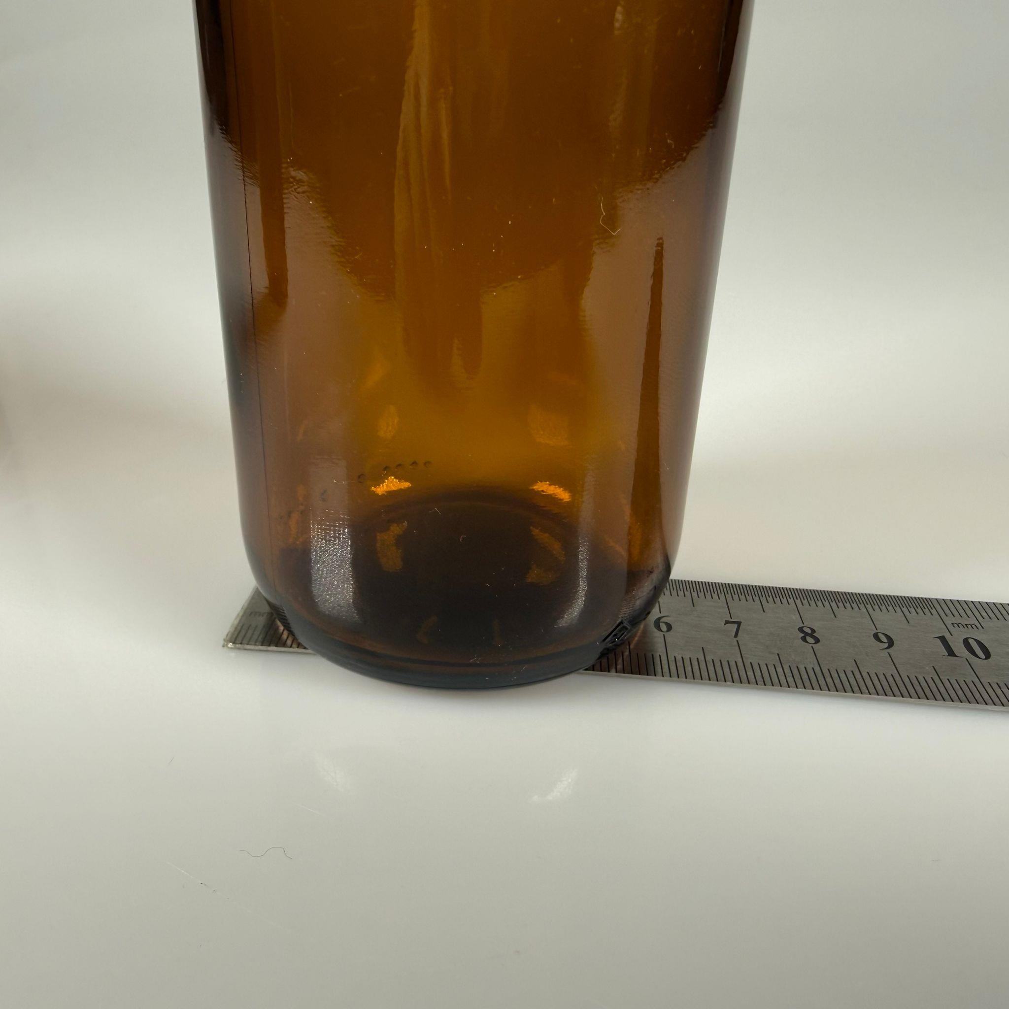 250 ML DOLUMU KOLAY, GENİŞ AĞIZLI İÇTEN DAMLALIKLI ŞİŞE (28 MM AĞIZ)  - 250 CC SİYAH CONTALI KAPAKLI İÇTEN DAMLALIKLI CAM ECZA ŞİŞESİ - AMBER KAHVERENGİ