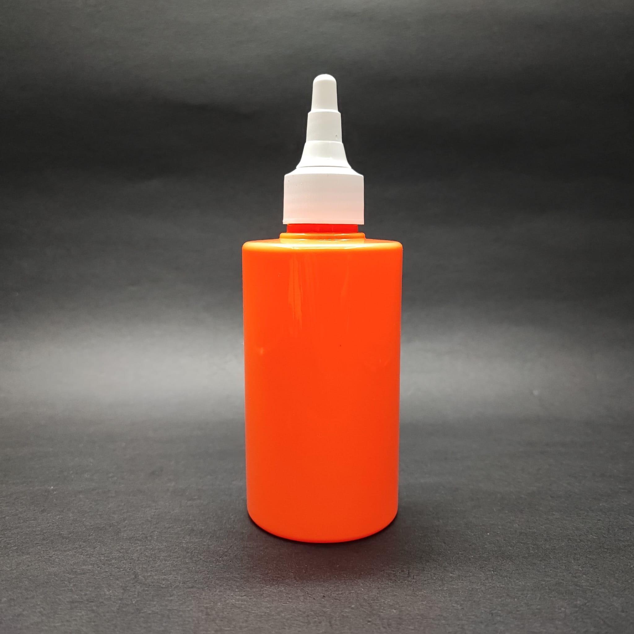 200 CC KÜT BOYUNLU SİLİNDİR PET ŞİŞE (24 GR) - AKITICI ASANSÖR BEYAZ KAPAKLI - 200 ML PLASTİK ŞİŞE - TURUNCU