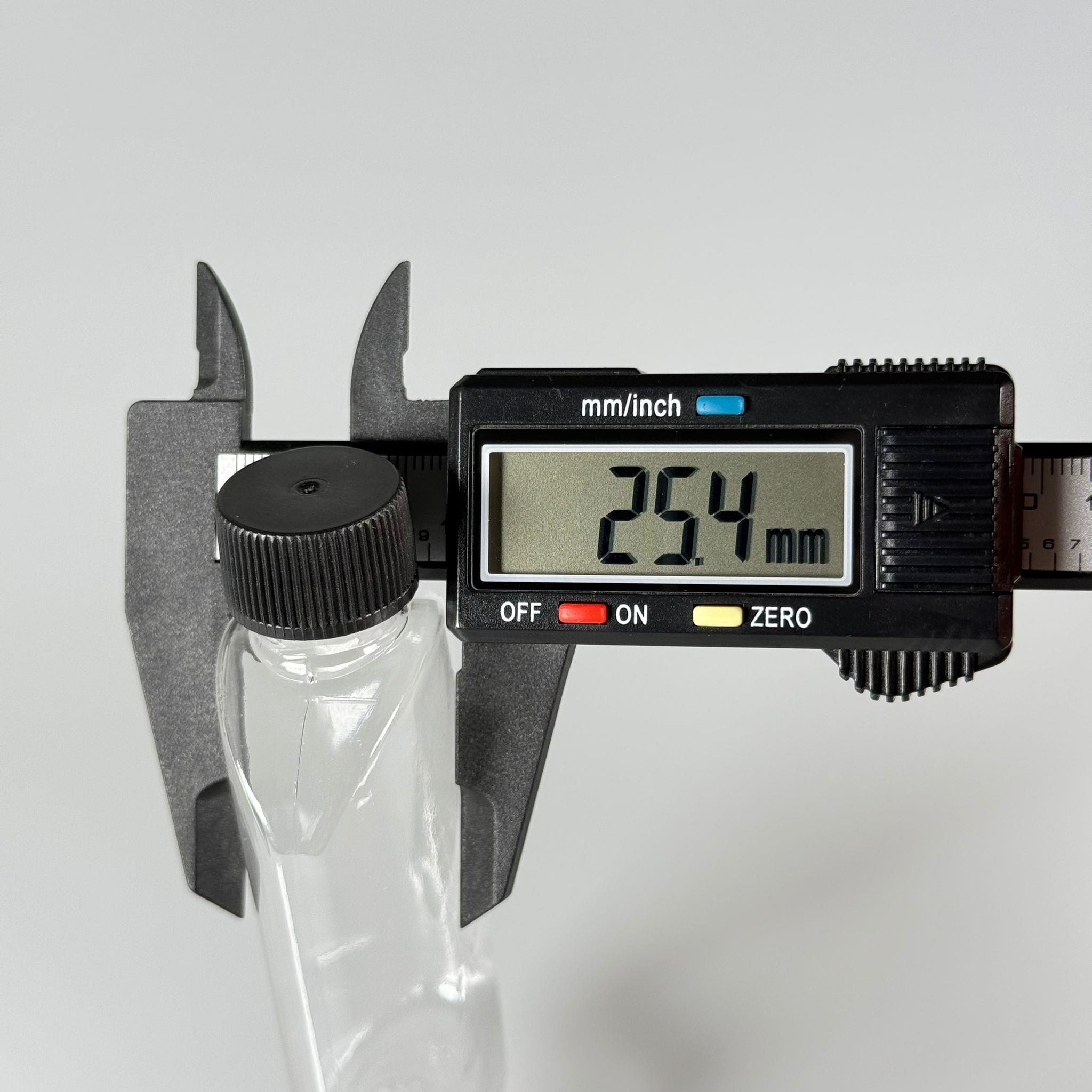 50 CC YASSI PET ŞİŞE + CONTALI SİYAH KAPAK