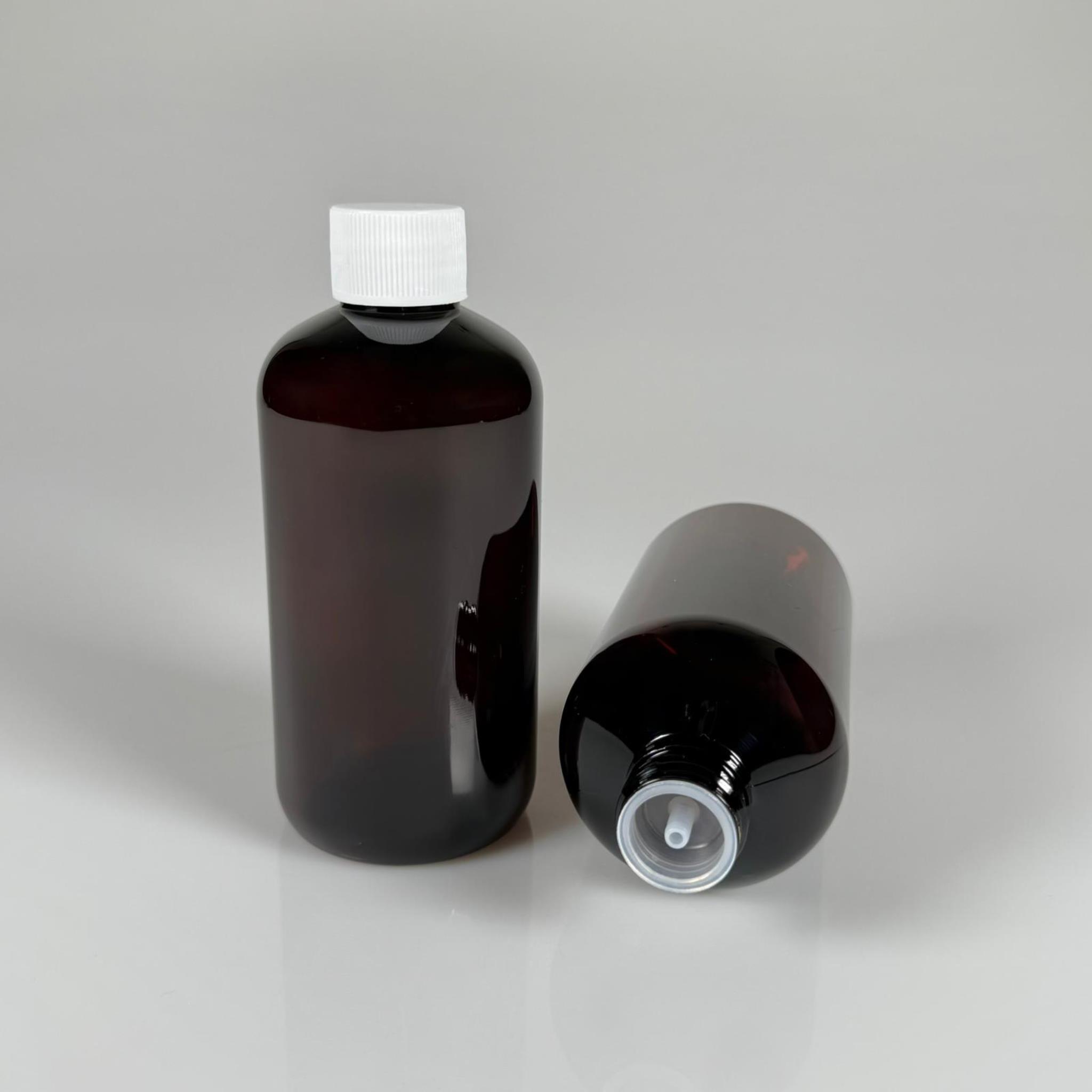 250 CC AMBER ŞİŞE - BEYAZ KAPAKLI - KOLONYA TIPALI - 250 ML PLASTİK KOLONYA ŞİŞESİ - ZEYNEP MODEL PET ŞİŞE