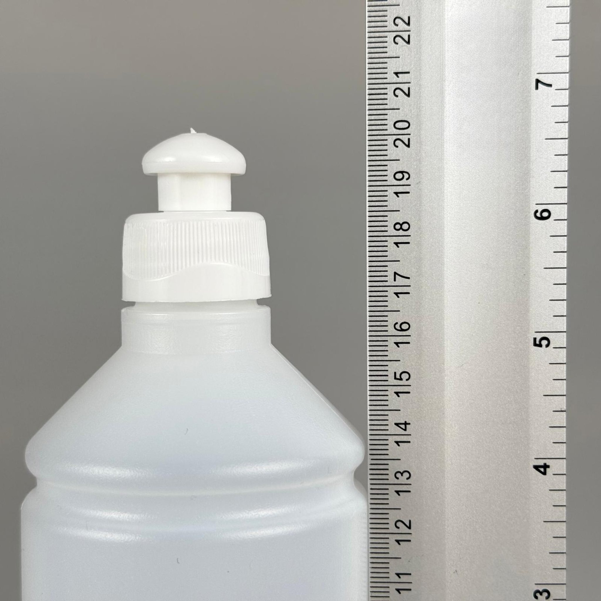 500 CC TİNER ŞİŞESİ - BEYAZ PUSH PULL KAPAKLI - 500 ML KİMYASALA DAYANIKLI PLASTİK ŞİŞE - 0,5 LT POLİETİLEN ŞİŞE