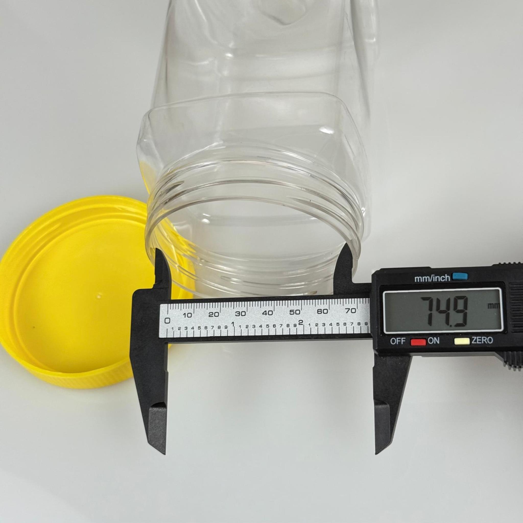 720 CC DOMBY KARE PET KAVANOZ - 720 ML SIZDIRMAZ KAPAKLI PLASTİK KAVANOZ - TURŞU, ZEYTİN, KURUYEMİŞ, BAHARAT KAVANOZLARI VB ALANLARDA KULLANILABİLİR