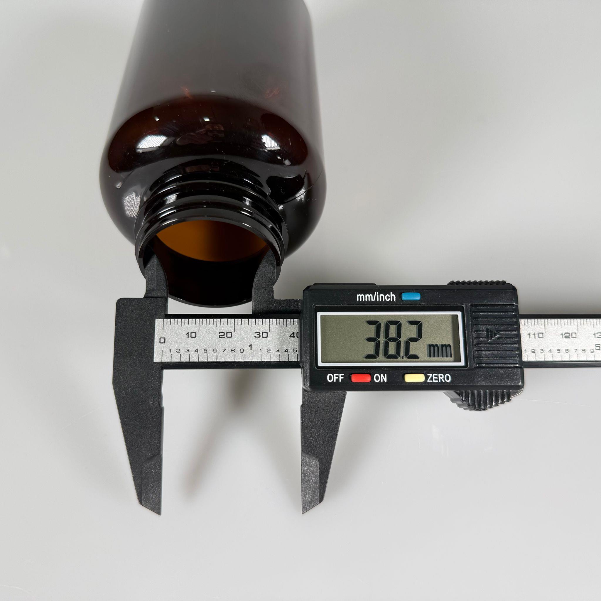 400 CC AMBER PET TABLET ŞİŞESİ - BEYAZ KAPAKLI + KENDİNDEN YAPIŞKANLI KÖPÜK CONTALI - 400 ML KAPSÜL KUTUSU - İLAÇ ŞİŞESİ - MEDİKAL HAP ŞİŞESİ - FARMASÖTİK KAVANOZ