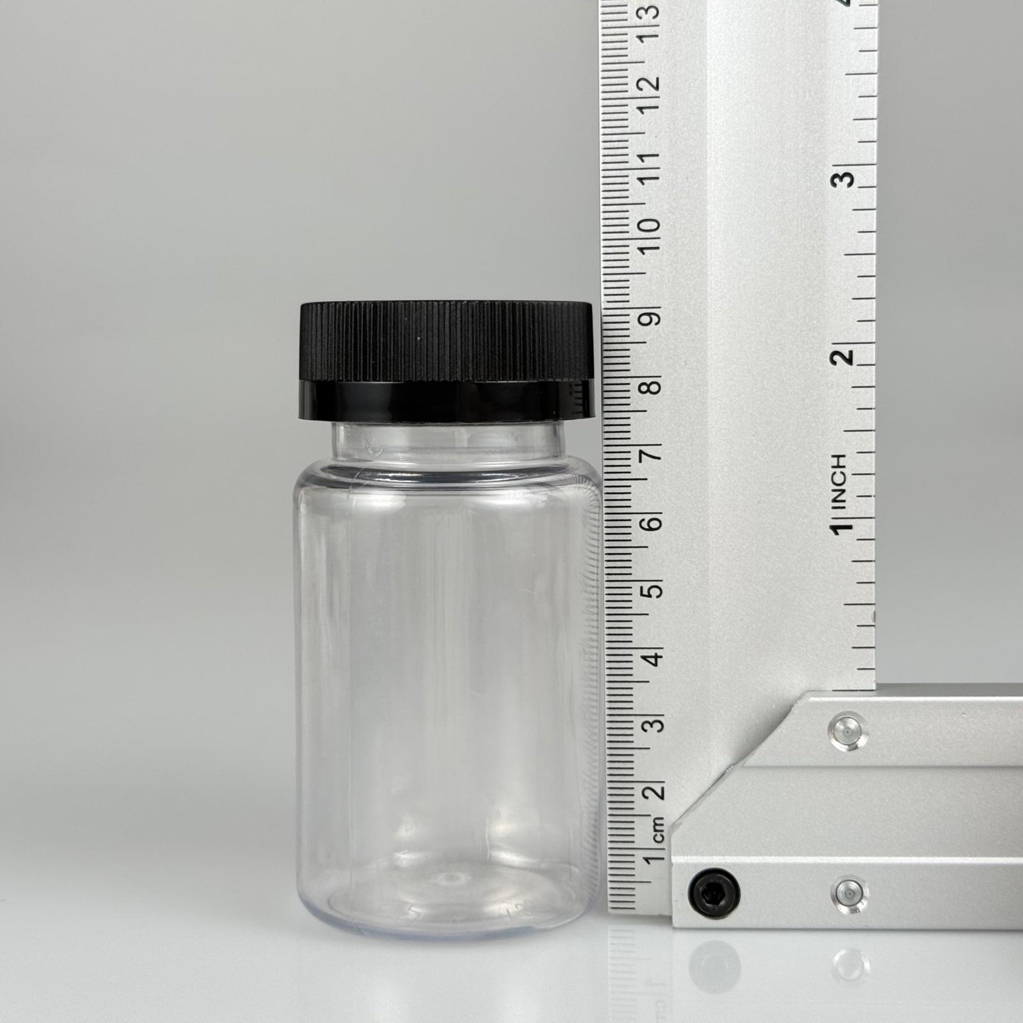 100 ML ÇOCUK KİLİT KAPAKLI TABLET ŞİŞESİ  - 100 CC ŞEFFAF PET KAVANOZ + 38 MM SİYAH ÇOCUK KİLİTLİ KAPAK TAKIM -  KAPSÜL KUTUSU - İLAÇ ŞİŞESİ - MEDİKAL HAP ŞİŞESİ - FARMASÖTİK KAVANOZ