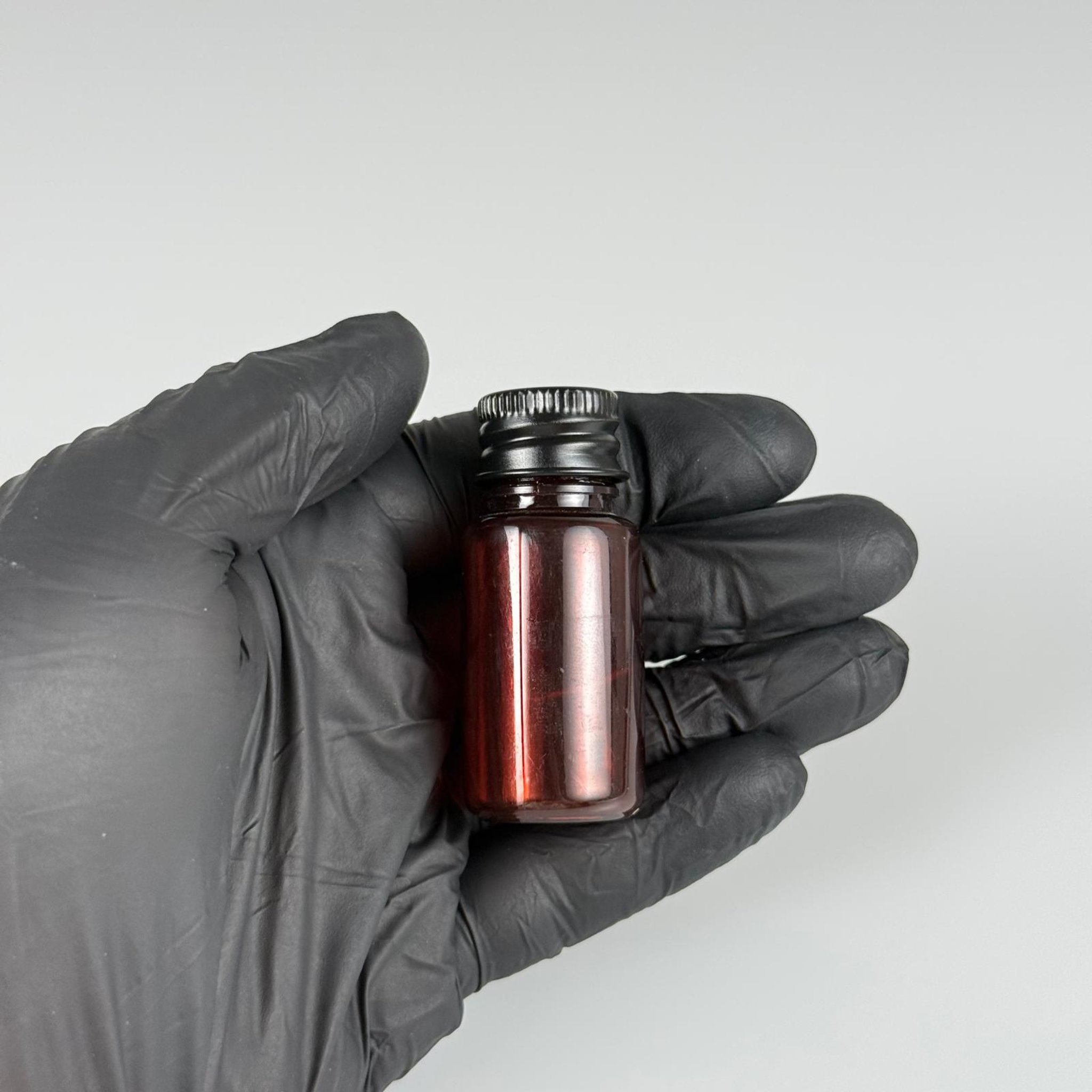 10 CC AMBER PET SHOT ŞİŞE - KÖPÜK CONTALI SİYAH ALÜMİNYUM METAL KAPAKLI + KÖR TIPALI TAKIM - 10 ML KAHVERENGİ PLASTİK ŞİŞE