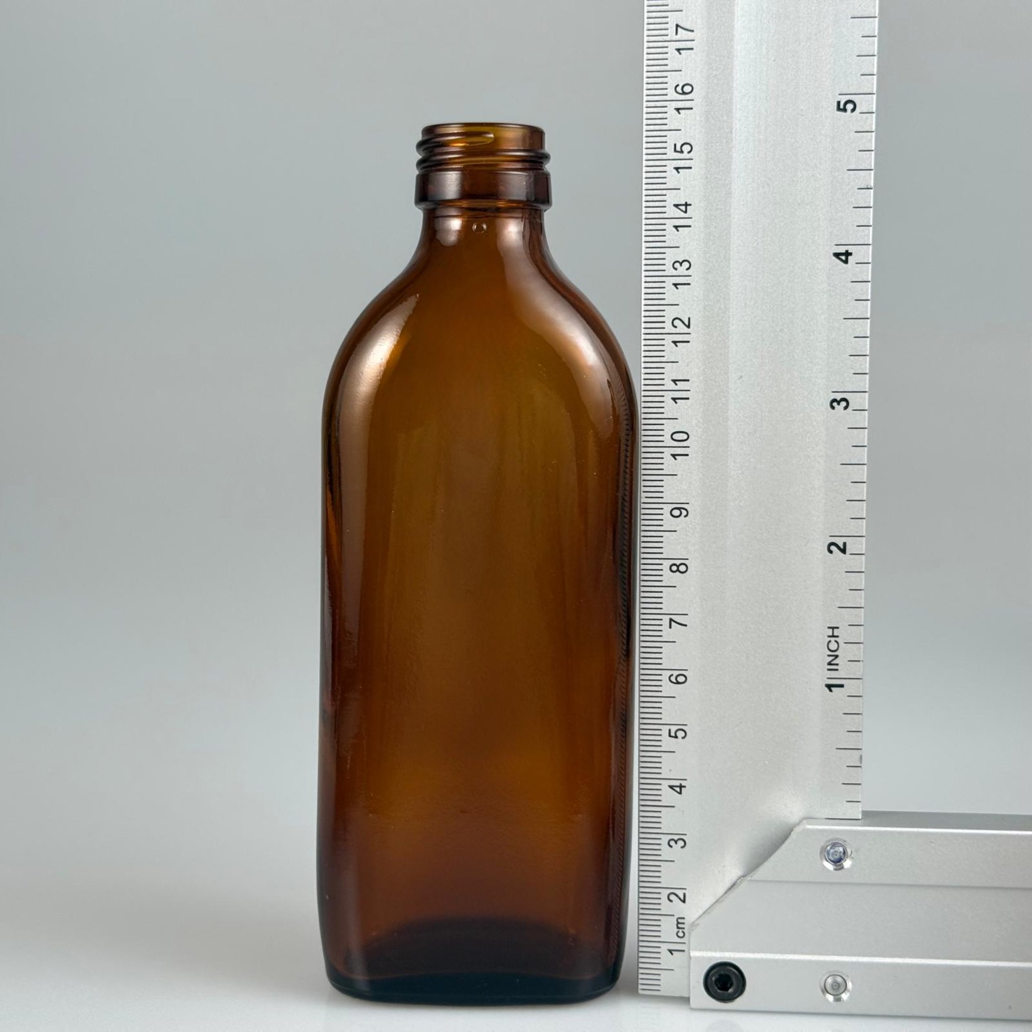 150 CC AMBER  CAM YASSI COLD BREW ŞİŞE (SOĞUK KAHVE ŞİŞESİ) KAPAKSIZ (25 AĞIZ) - 150 ML YASSI CAM ŞİŞE