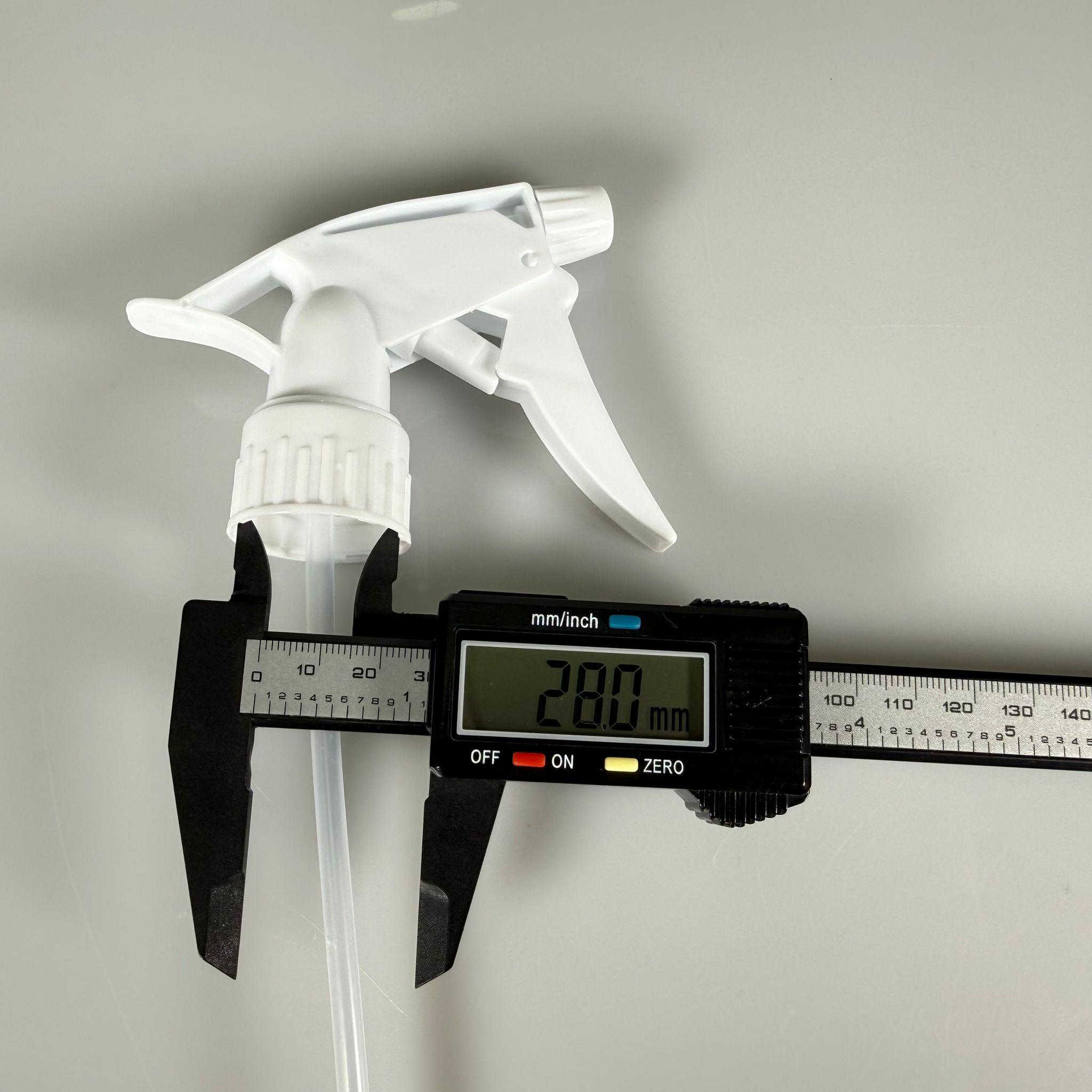 28 MM SPREY DOZAJLI SPREY - BEYAZ - 28 MM KİMYASALA DAYANIKLI TRİGER SPREY - ALTI FİLTRELİ