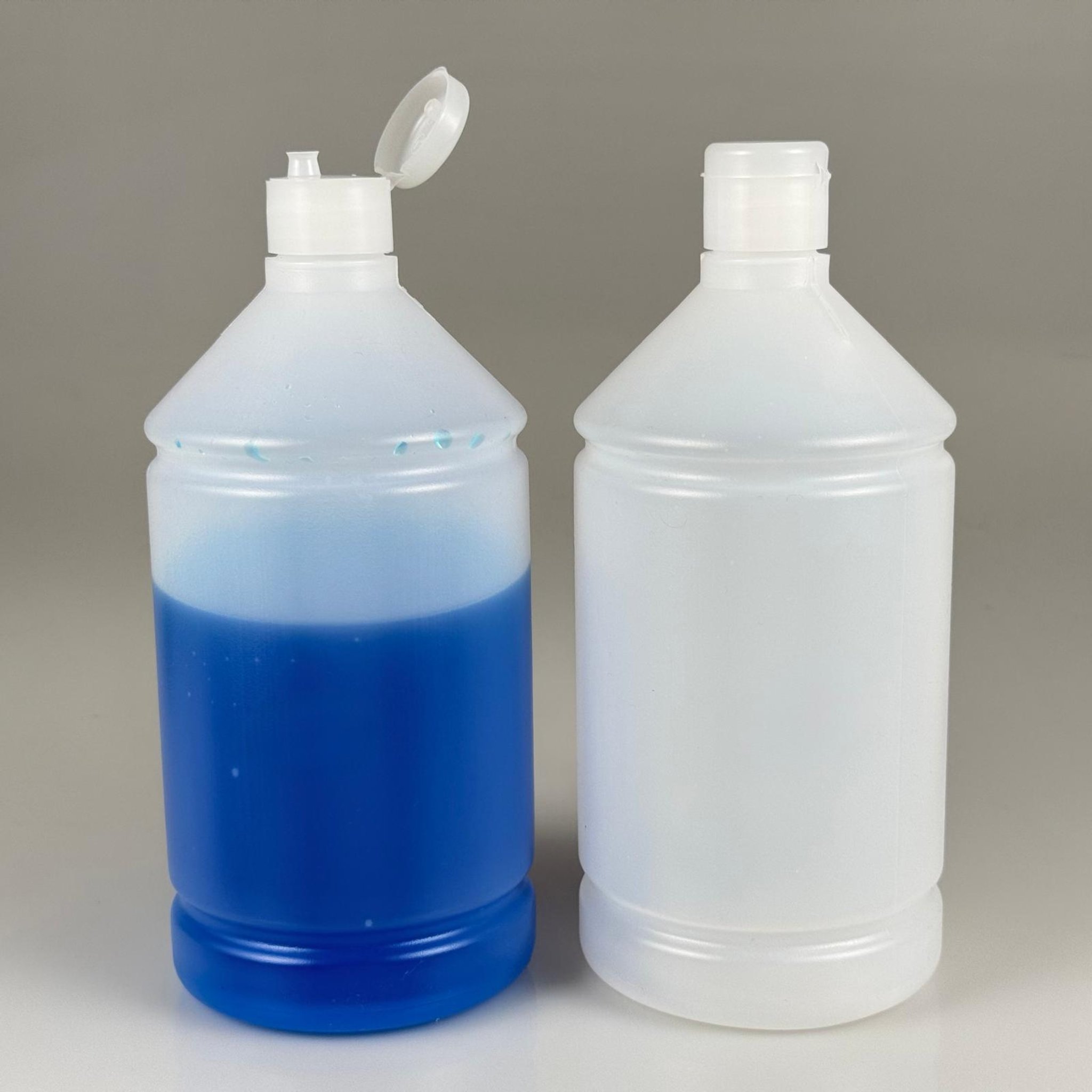 1000 CC TİNER ŞİŞESİ - ŞEFFAF FLİPTOP KAPAKLI - 1000 ML KİMYASALA DAYANIKLI PLASTİK ŞİŞE - 1 LT POLİETİLEN ŞİŞE