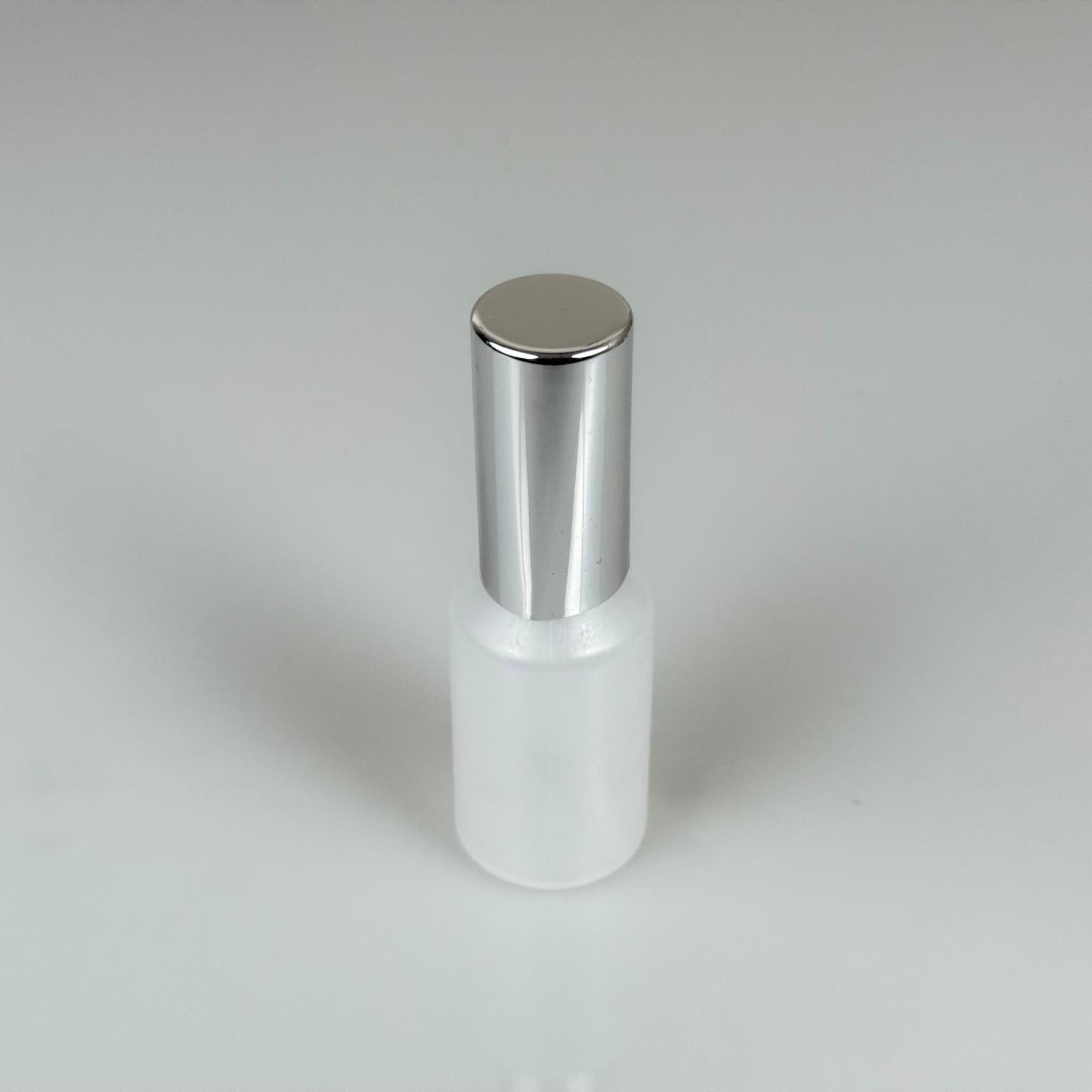 30 ML POLİETİLEN KOLONYA, PARFÜM VB ŞİŞELERİ - METAL ALÜMİNYUM GÜMÜŞ KAPAK + VİDALI SPREY + 30 CC NATÜREL ŞİŞE SET TAKIM